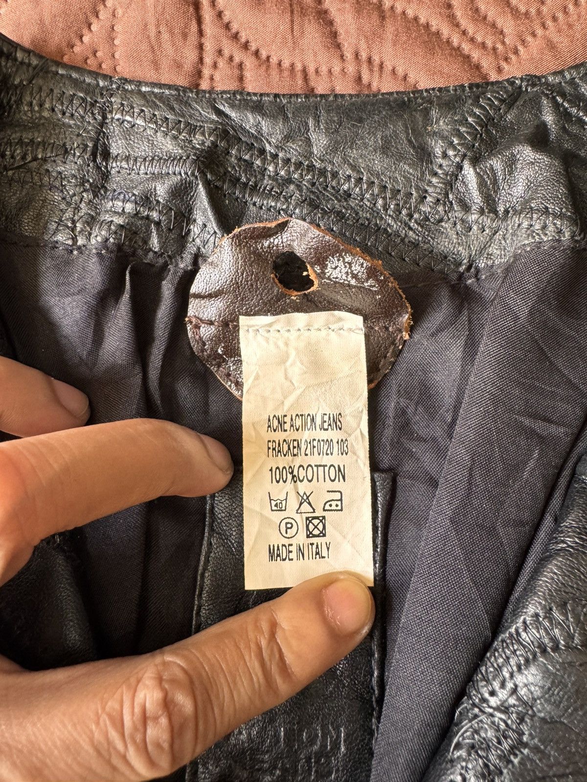 Acne Studios ACNE STUDIOS FW21 ACTION JEANS FRACKEN JACKET FALL/WINTER Size S / US 4 / IT 40 - 6 Thumbnail