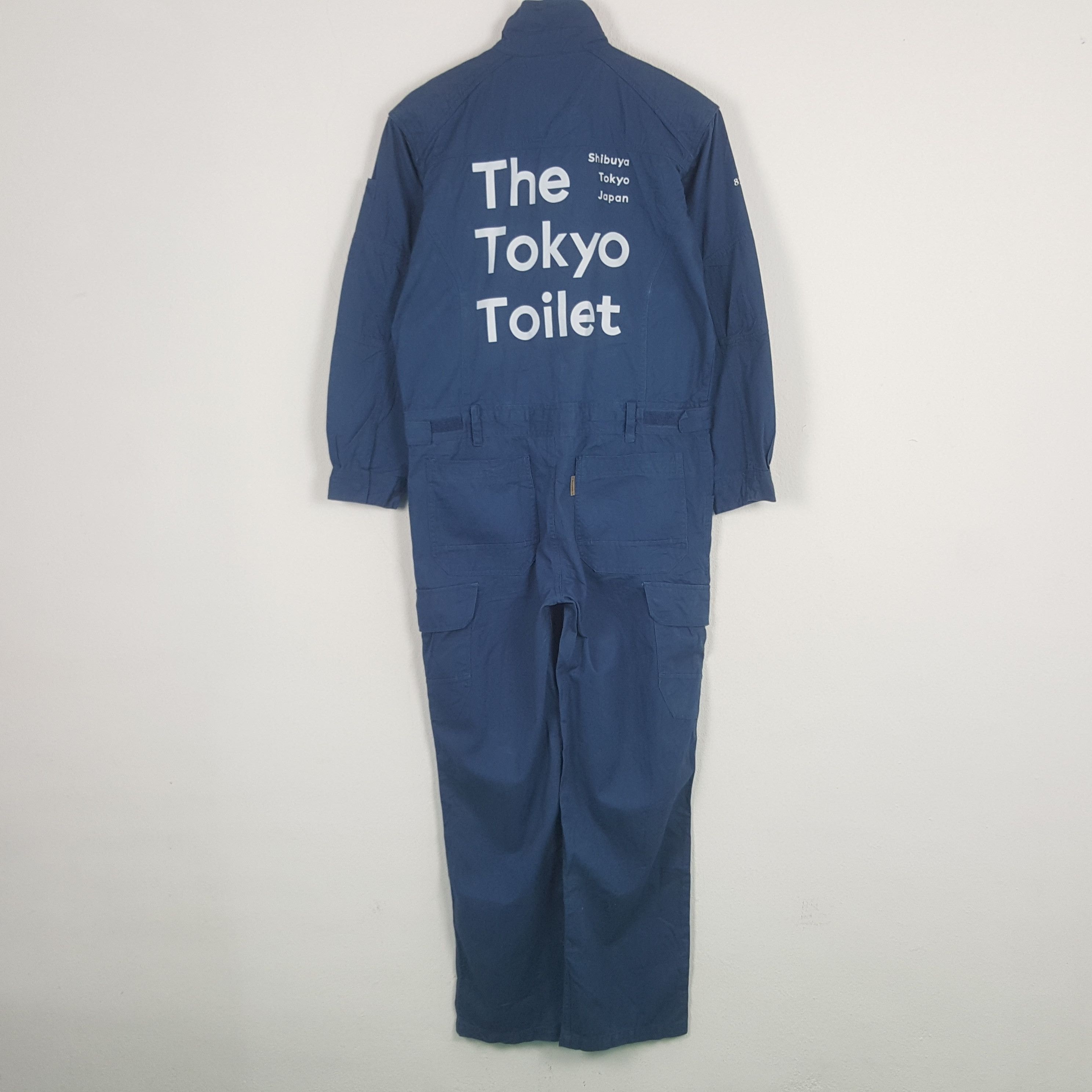 Vintage Tokyo Toilet Custom Worker Uniform Coverall Jacket