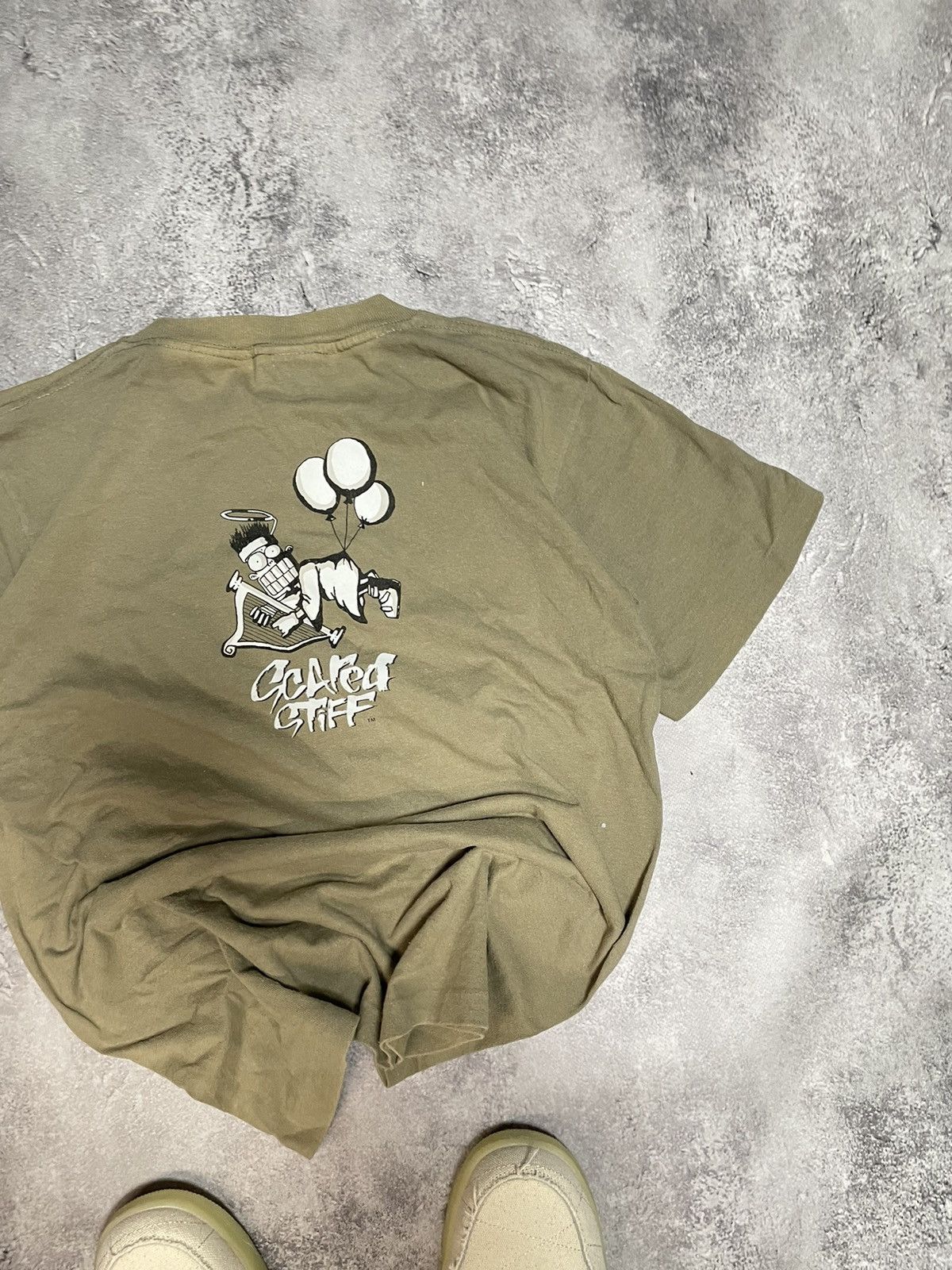 Cartoon Network Scared Stiff 1995 Roller Skate Tee Size US M / EU 48-50 / 2 - 11 Thumbnail