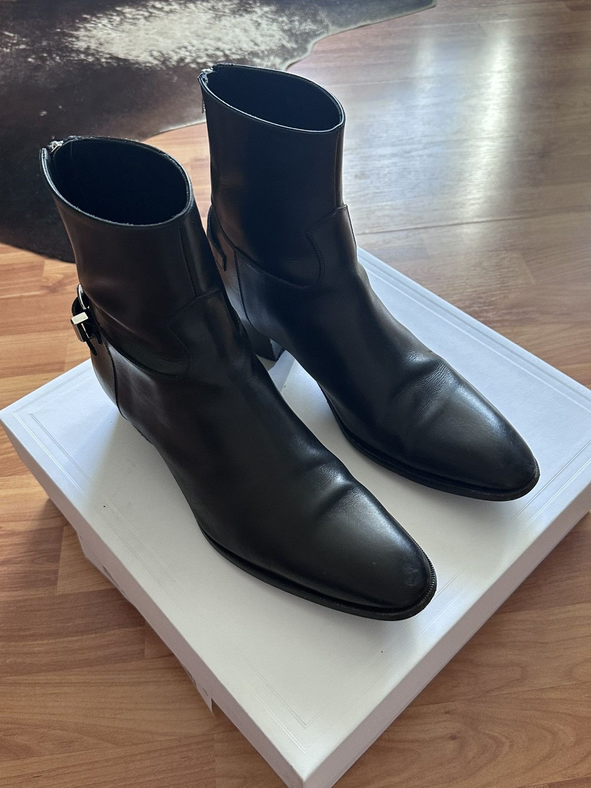Celine Isaac Buckle Boots Size US 11 / EU 44 - 5 Thumbnail