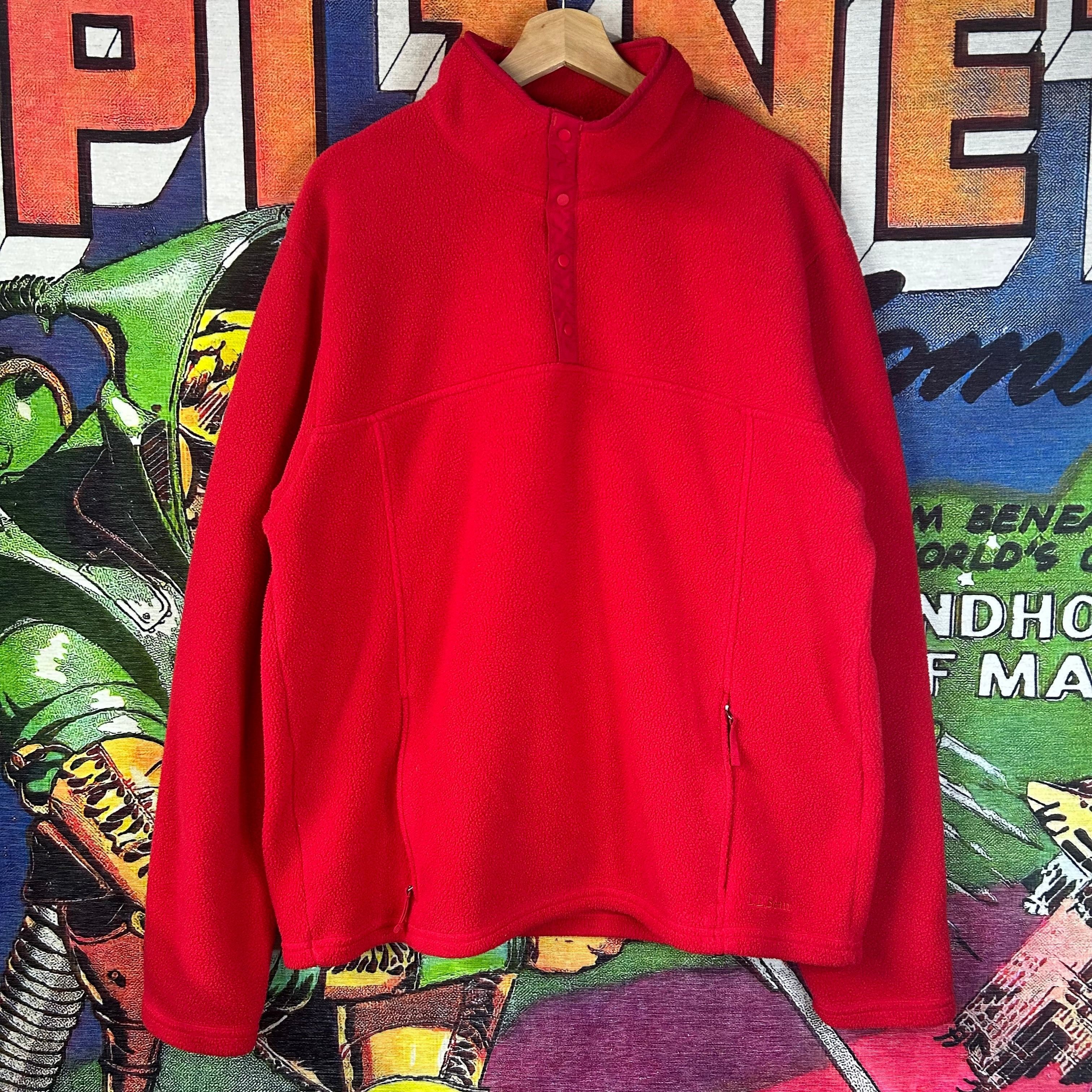L.L. Bean LL Bean Quarter Zip Button Fleece Size Large Size US L / EU 52-54 / 3 - 1 Thumbnail