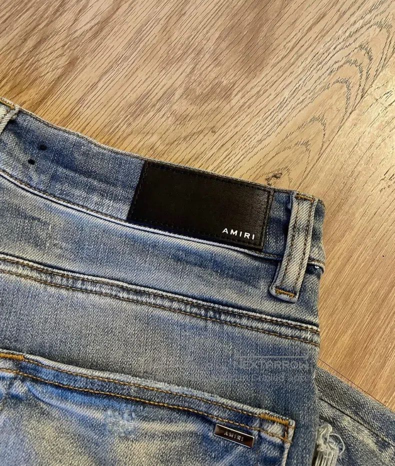 Amiri Amiri Size 30 Artistic, colorful patchwork blue jeans Size US 30 / EU 46 - 3 Thumbnail