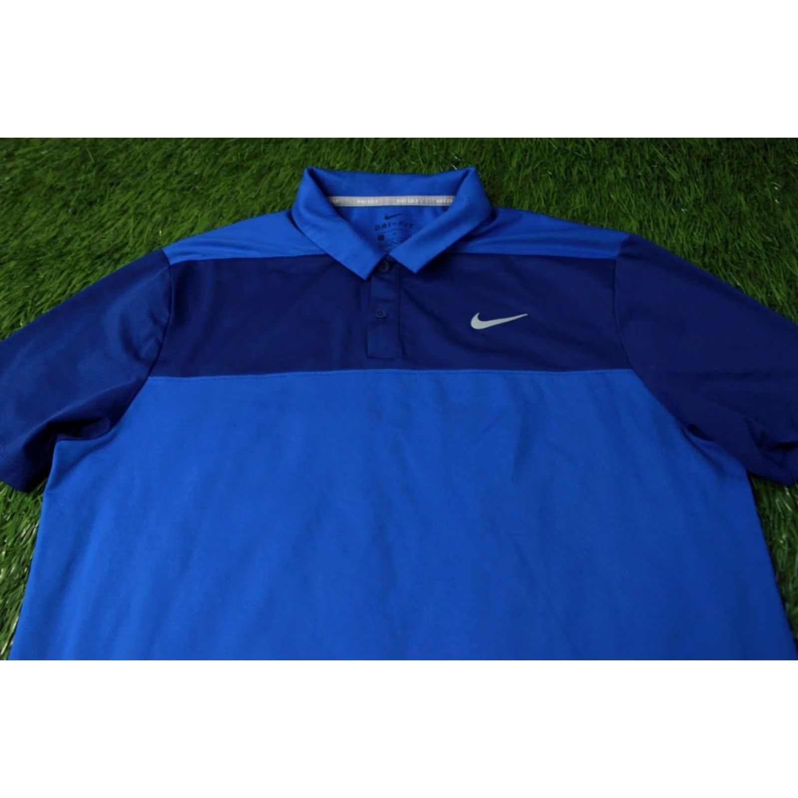 Nike Nike Dri-Fit Golf Polo Shirt M Men's Blue 2018 Jersey Polo Nike Golf Shirt Size US M / EU 48-50 / 2 - 2 Thumbnail