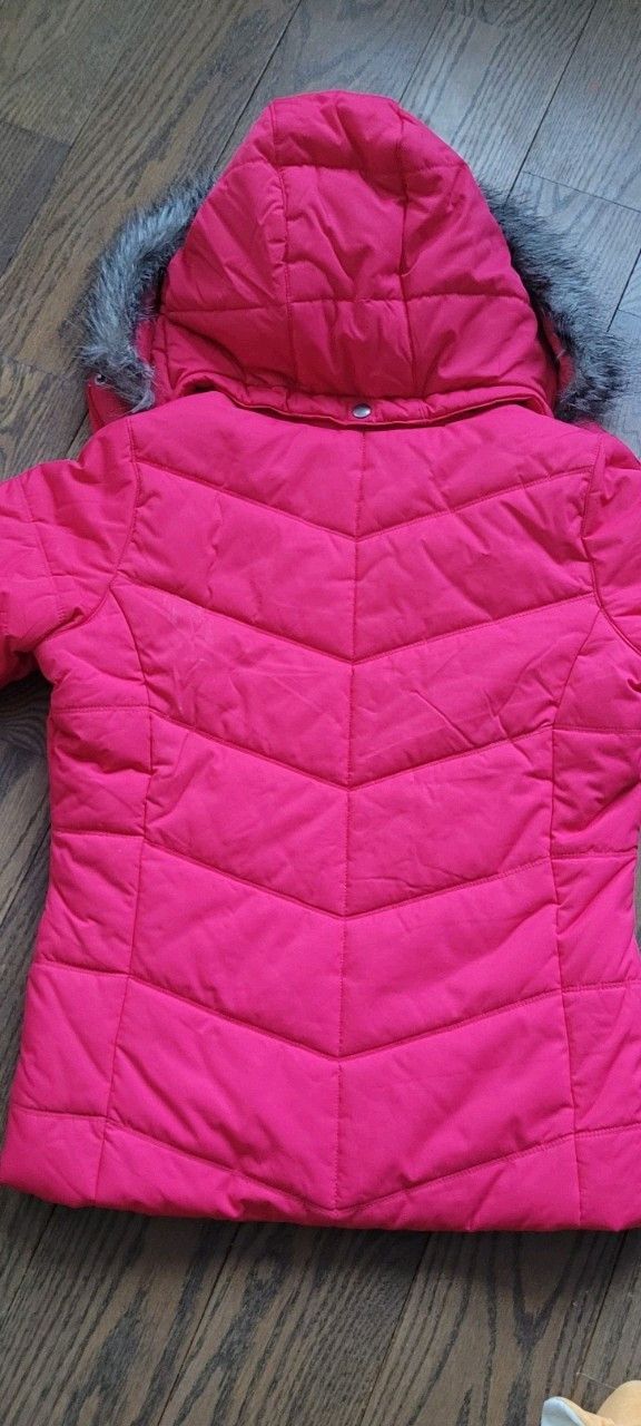 Other WOMENS COLUMBIAN COAT JACKET Sm Pink Zip Up Pockets Puffer Size XS / US 0-2 / IT 36-38 - 12 Thumbnail