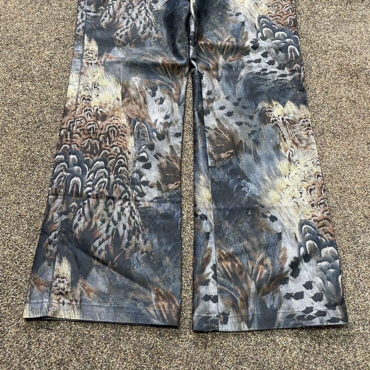 Vintage Vintage Y2K Baggy Wide Leg All Over Print Grunge Pants Faded Size 32" / US 10 / IT 46 - 5 Thumbnail