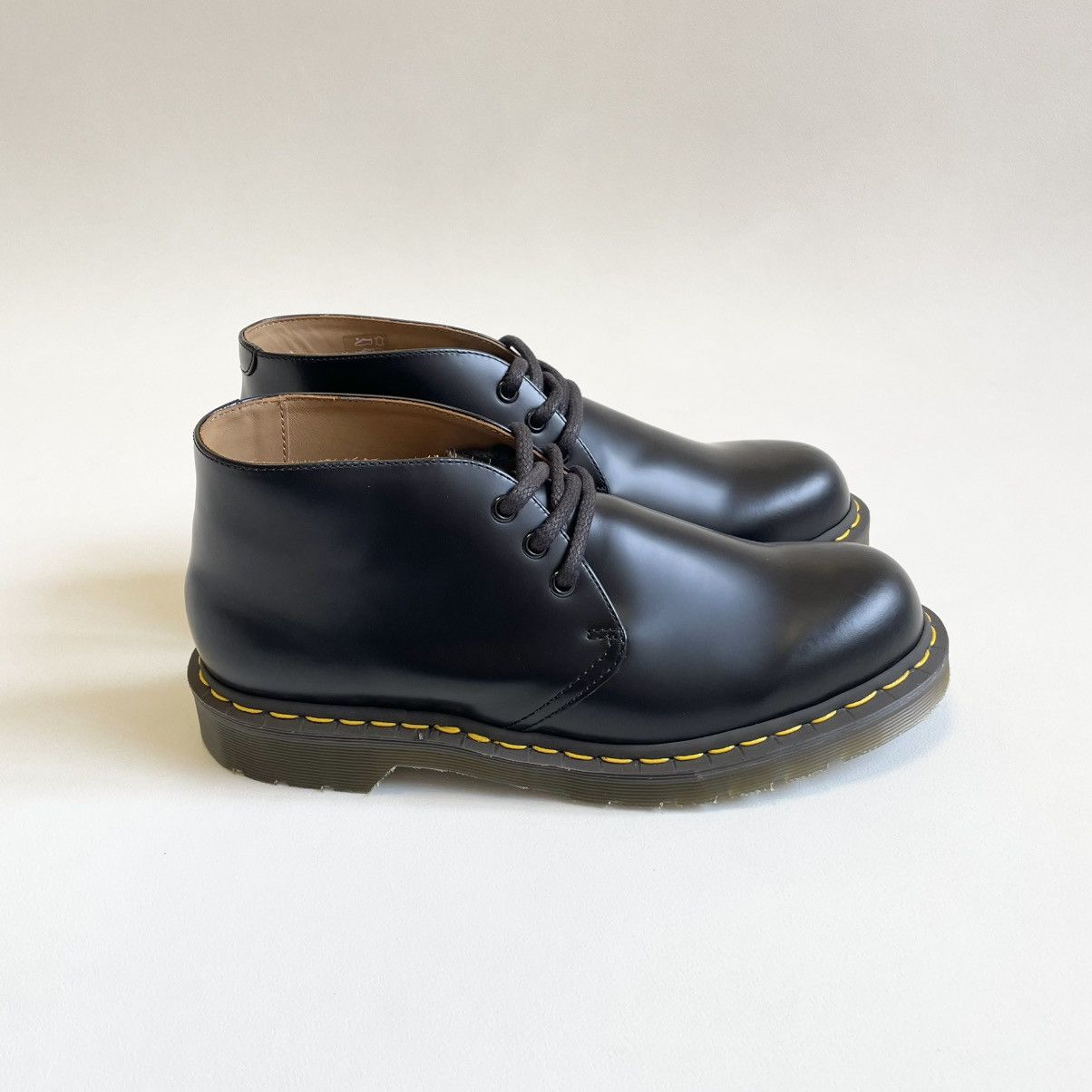 Comme des Garcons × Dr. Martens ‘Roca’ Black Leather Chukka Boots Size US 10 / EU 43 - 8 Thumbnail