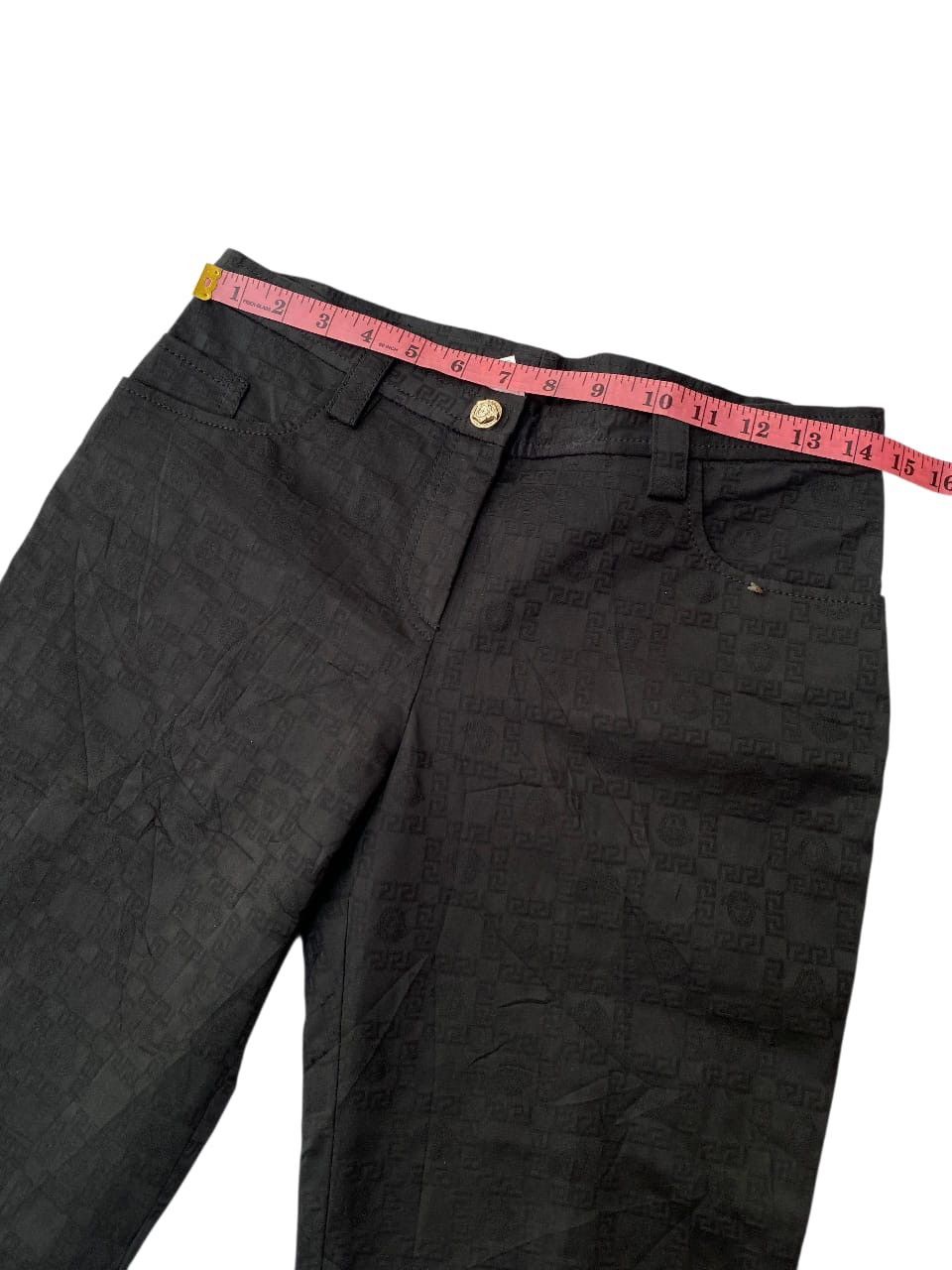 Versace Versace Monogram Flare pants Size 27" / US 4 / IT 40 - 3 Thumbnail