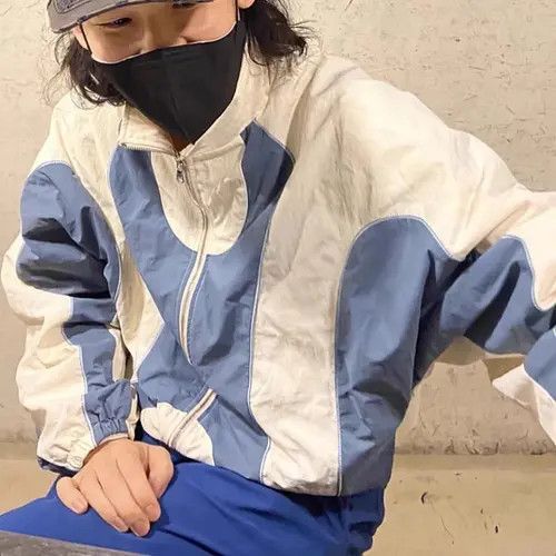 VIBE Patchwork Nylon Hombre Oversized Loose Jacket y2k Size US L / EU 52-54 / 3 - 4 Thumbnail