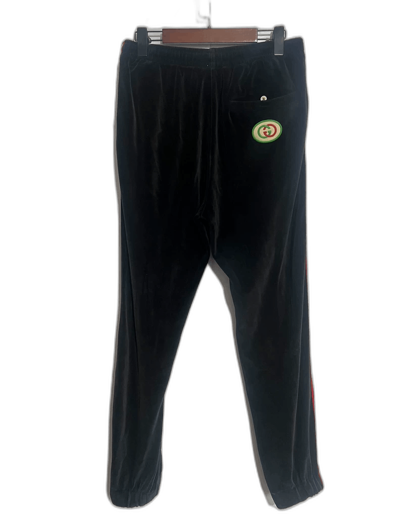 Gucci Gucci Embroidered Logo Striped Pants Size US 30 / EU 46 - 1 Thumbnail