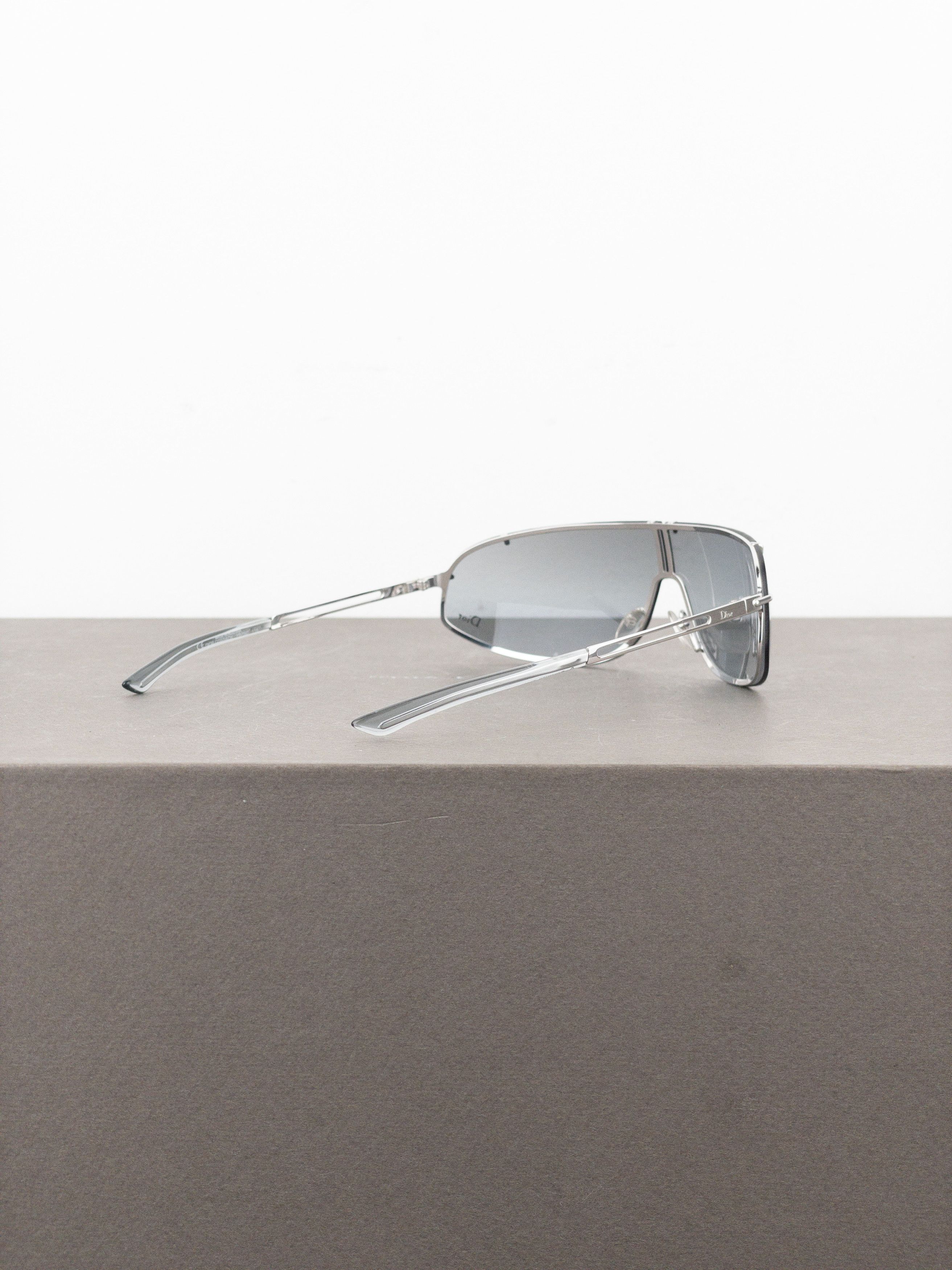 Dior Dior by Galliano AW00 ‘Cossack’ Wrap Mask Shield Sunglasses Size ONE SIZE - 6 Thumbnail