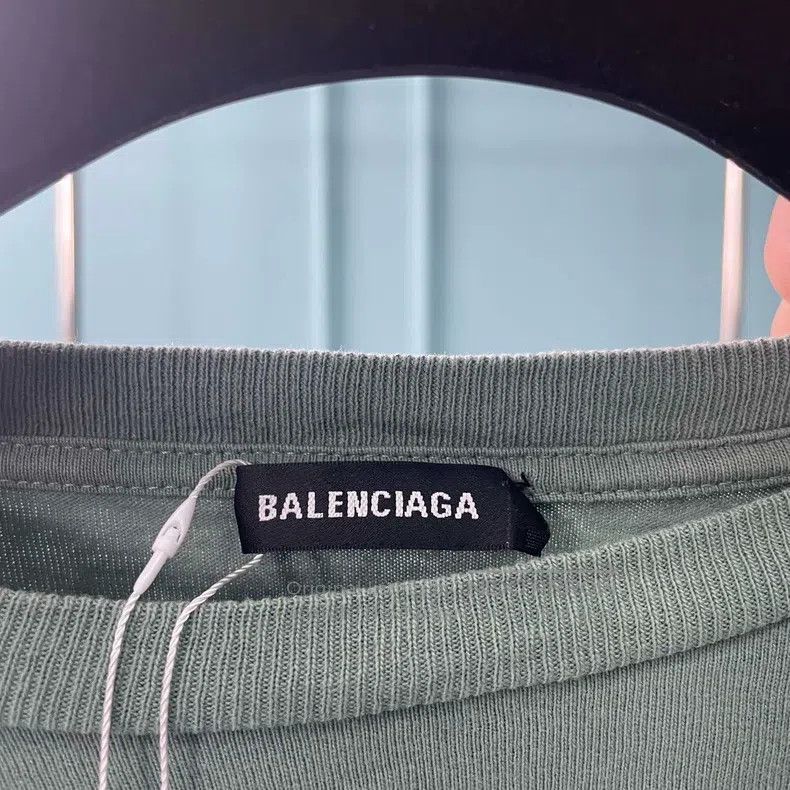 Balenciaga Balenciaga Olive green lock short-sleeved Size US XS / EU 42 / 0 - 3 Thumbnail