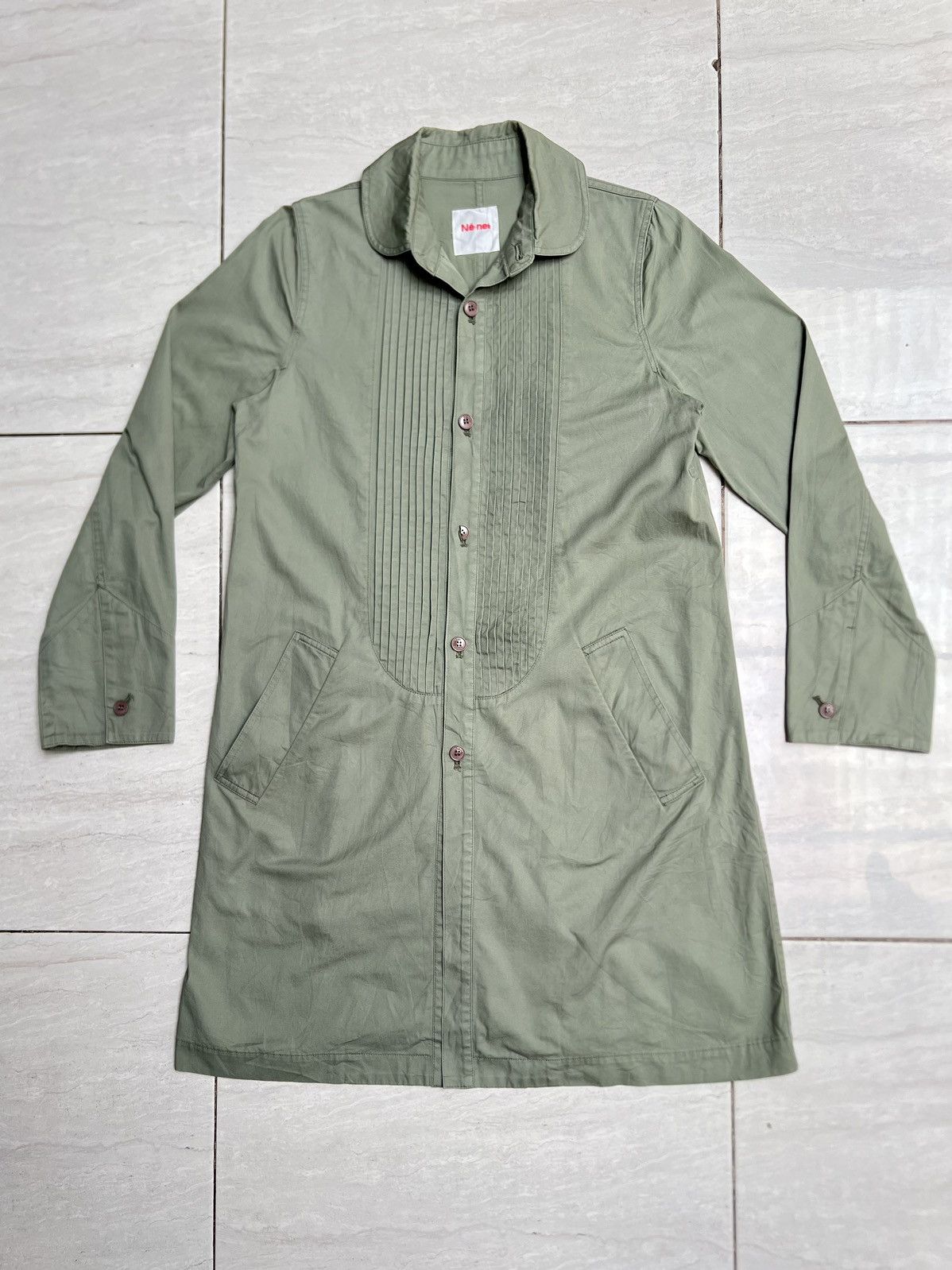 Ne-Net NE-NET Issey miyake Green Shirt Size US S / EU 44-46 / 1 - 1 Thumbnail