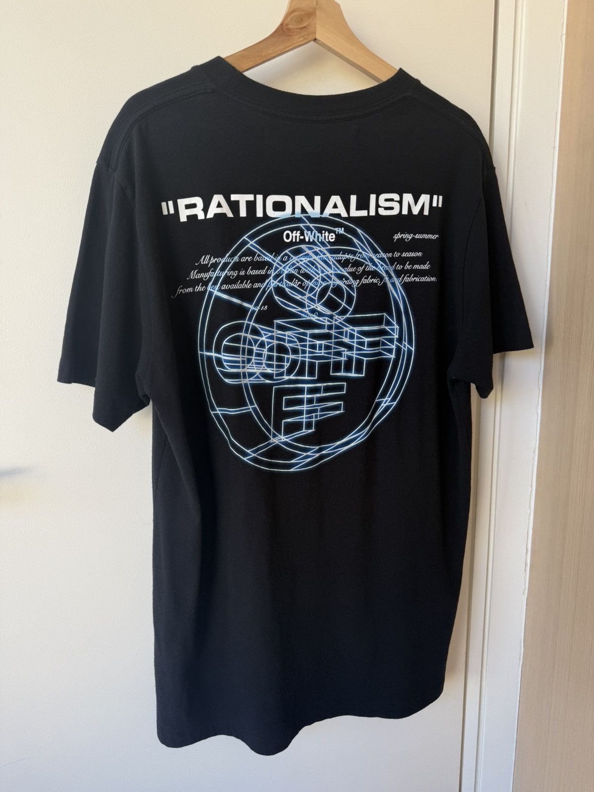 Off-White Off White RATIONALISM Print Tee - black Size US L / EU 52-54 / 3 - 2 Thumbnail