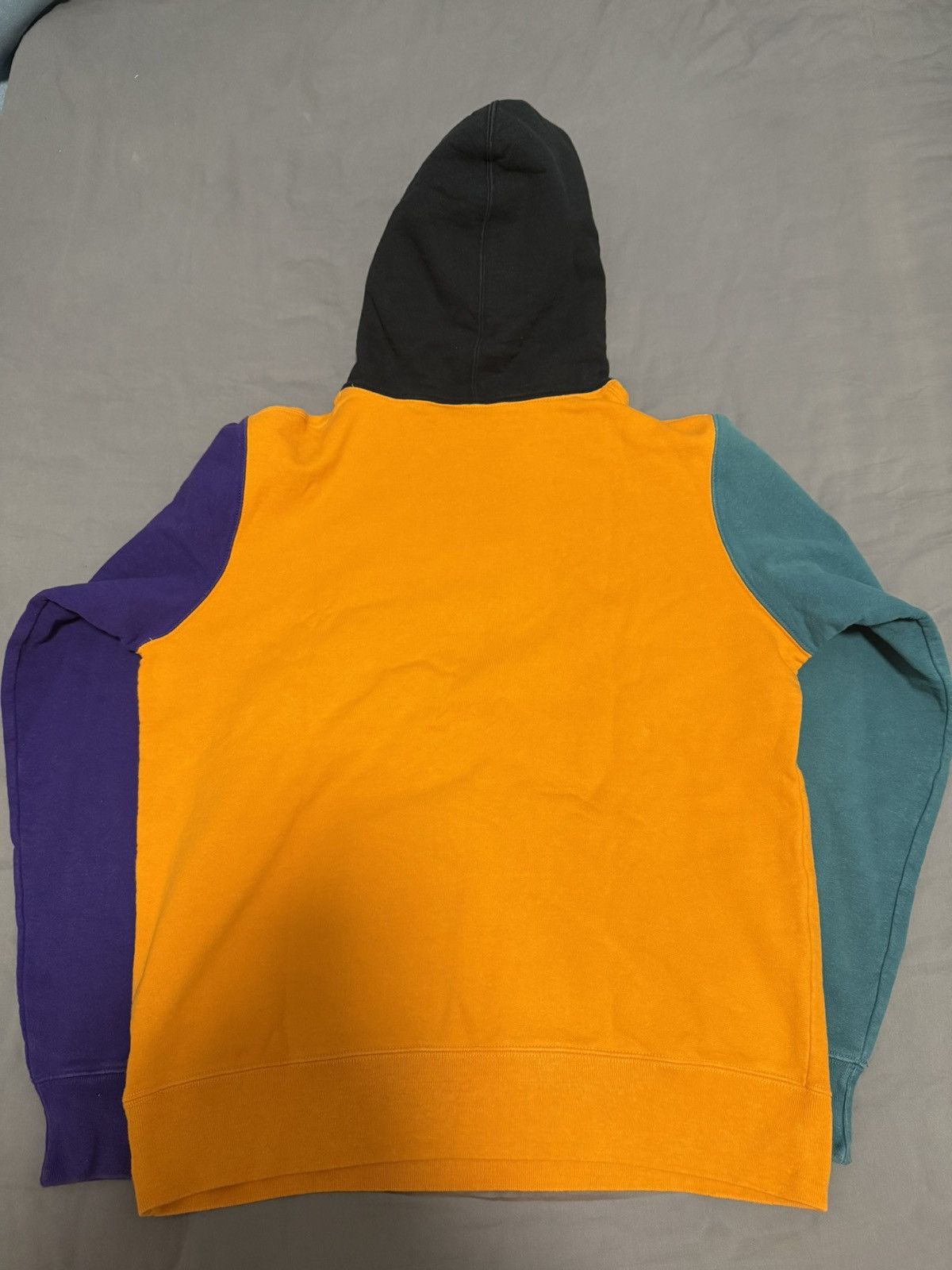 Supreme Supreme S logo colorblocked hooded sweatshirt hoodie Size US M / EU 48-50 / 2 - 2 Thumbnail