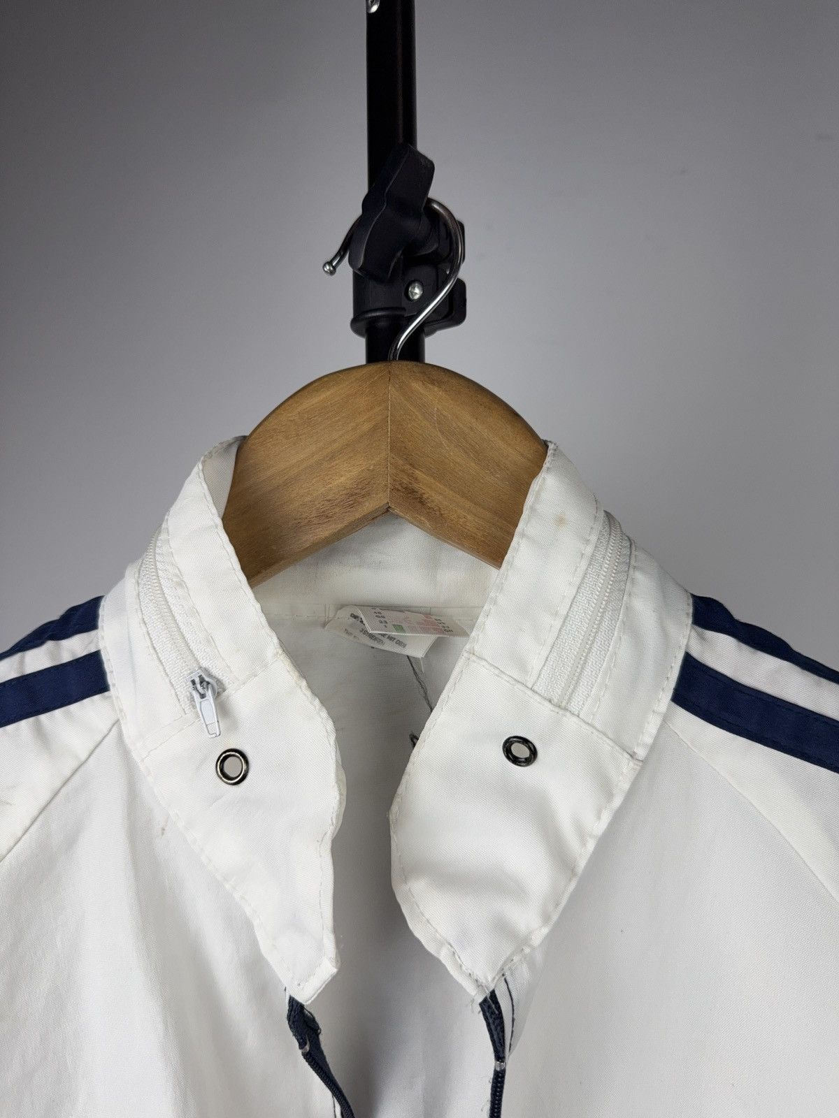 Adidas 80s retro Vintage Adidas Trefoil Track Jacket Red White Blue Size US L / EU 52-54 / 3 - 13 Thumbnail