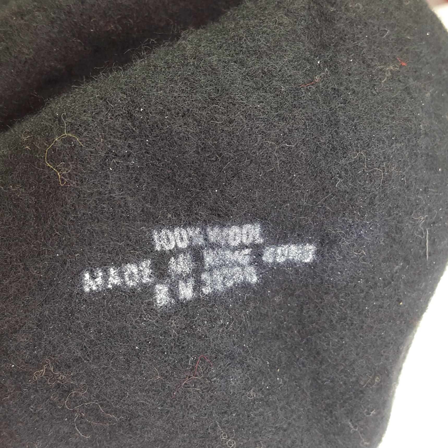 FELT VINTAGE Black Wool Women's One Size Bucket Crusher Sun Hat Felt Cap Brim Hat Hat Brim Hat 80s Sun Wool Bucket Hat Womens Vintage HaT Size ONE SIZE - 7 Thumbnail