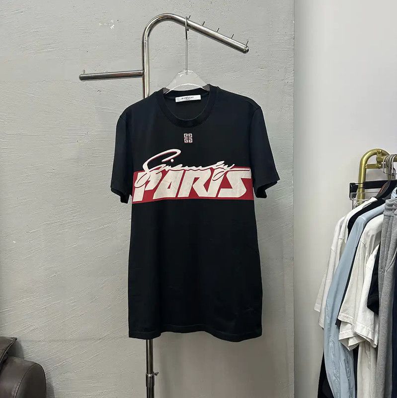 Givenchy Givenchy Black Cotton Short Sleeve T-Shirt 0089 Size US XS / EU 42 / 0 - 1 Thumbnail