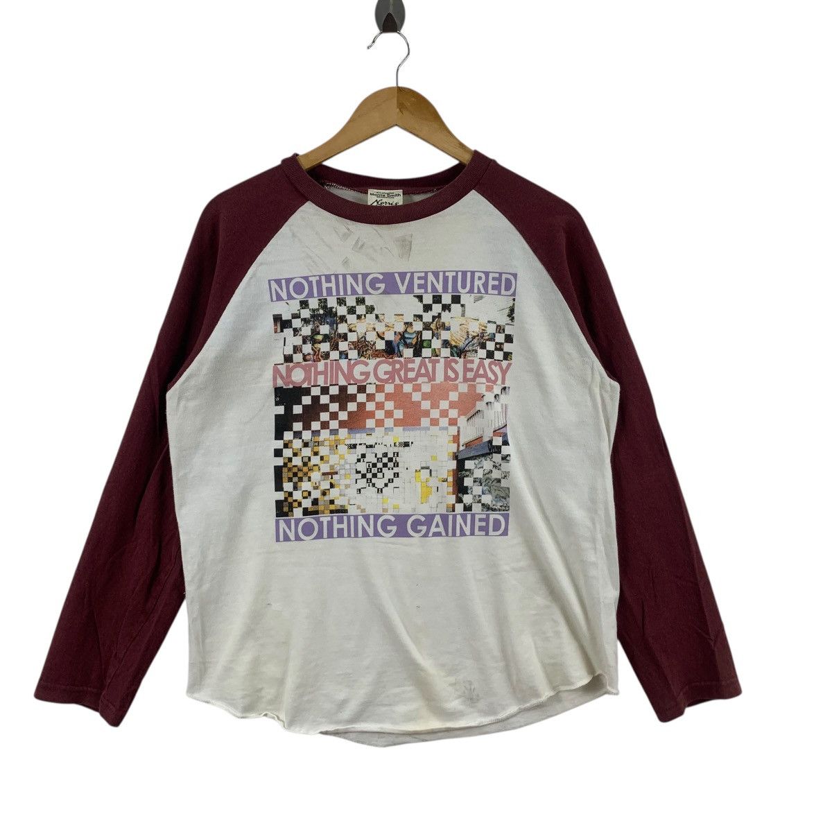 Other MORRIS SMITH x FOX GLOVE Art Director Raglan Tee Shirt Top Size L / US 10 / IT 46 - 4 Thumbnail