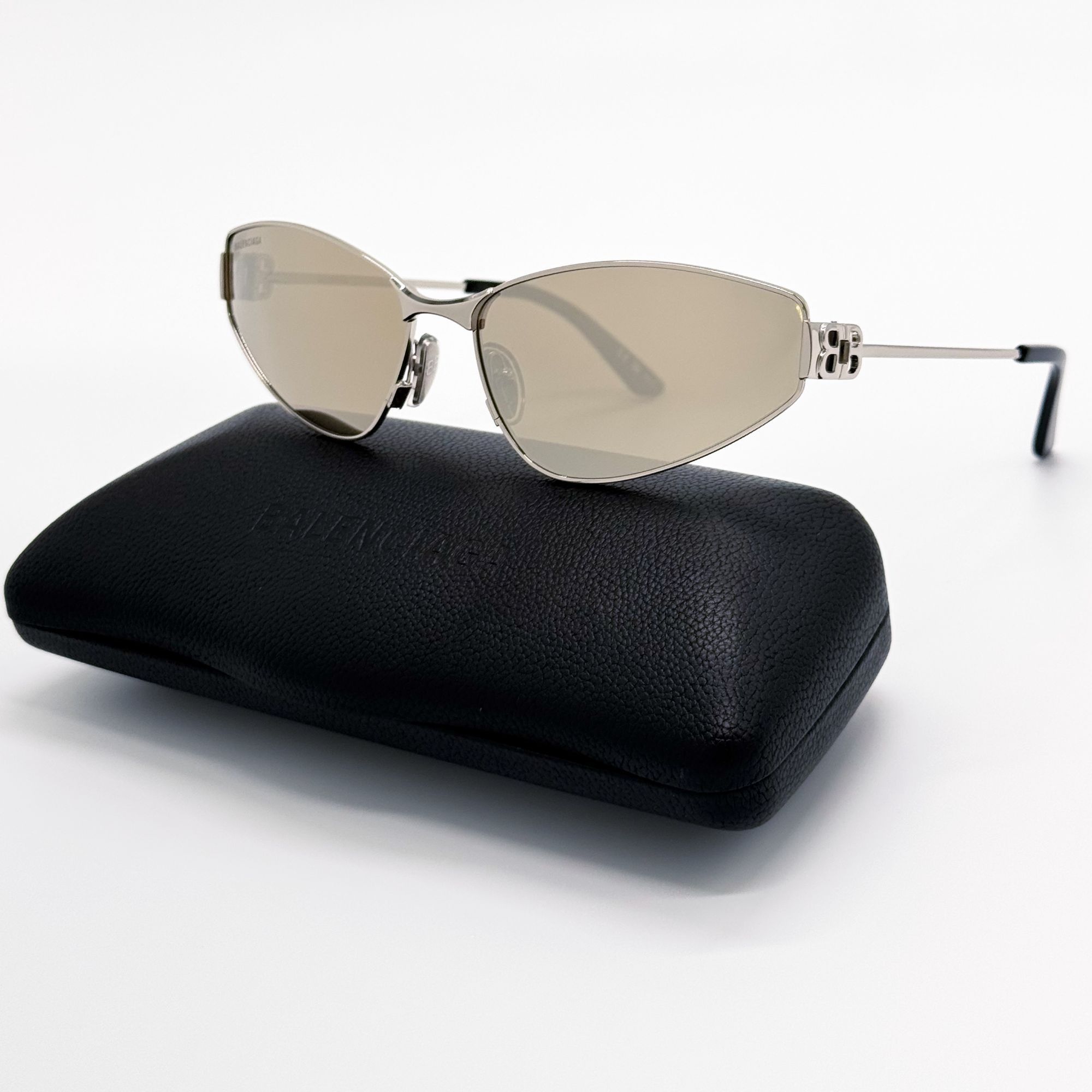 Balenciaga NEW BALENCIAGA SUNGLASSES BB0335S 006 SILVER UNISEX EYEWEAR Size ONE SIZE - 1 Thumbnail
