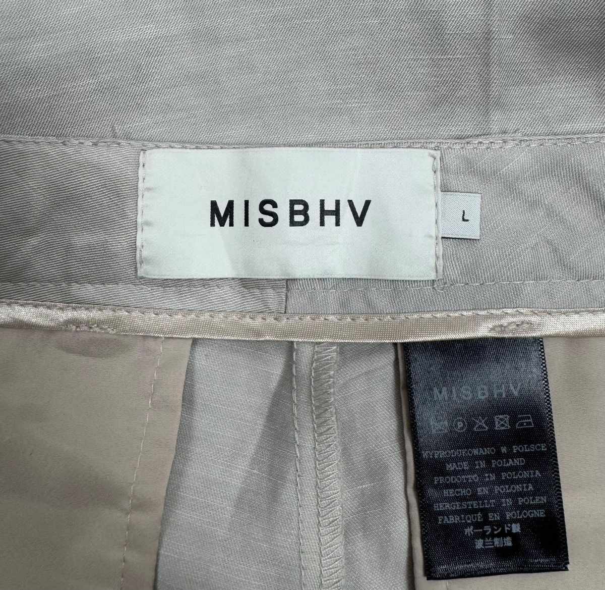 Misbhv MISBHV Linen-Cupro Dress Pants Wide Leg size L Size 36" / US 14 / IT 50 - 9 Thumbnail