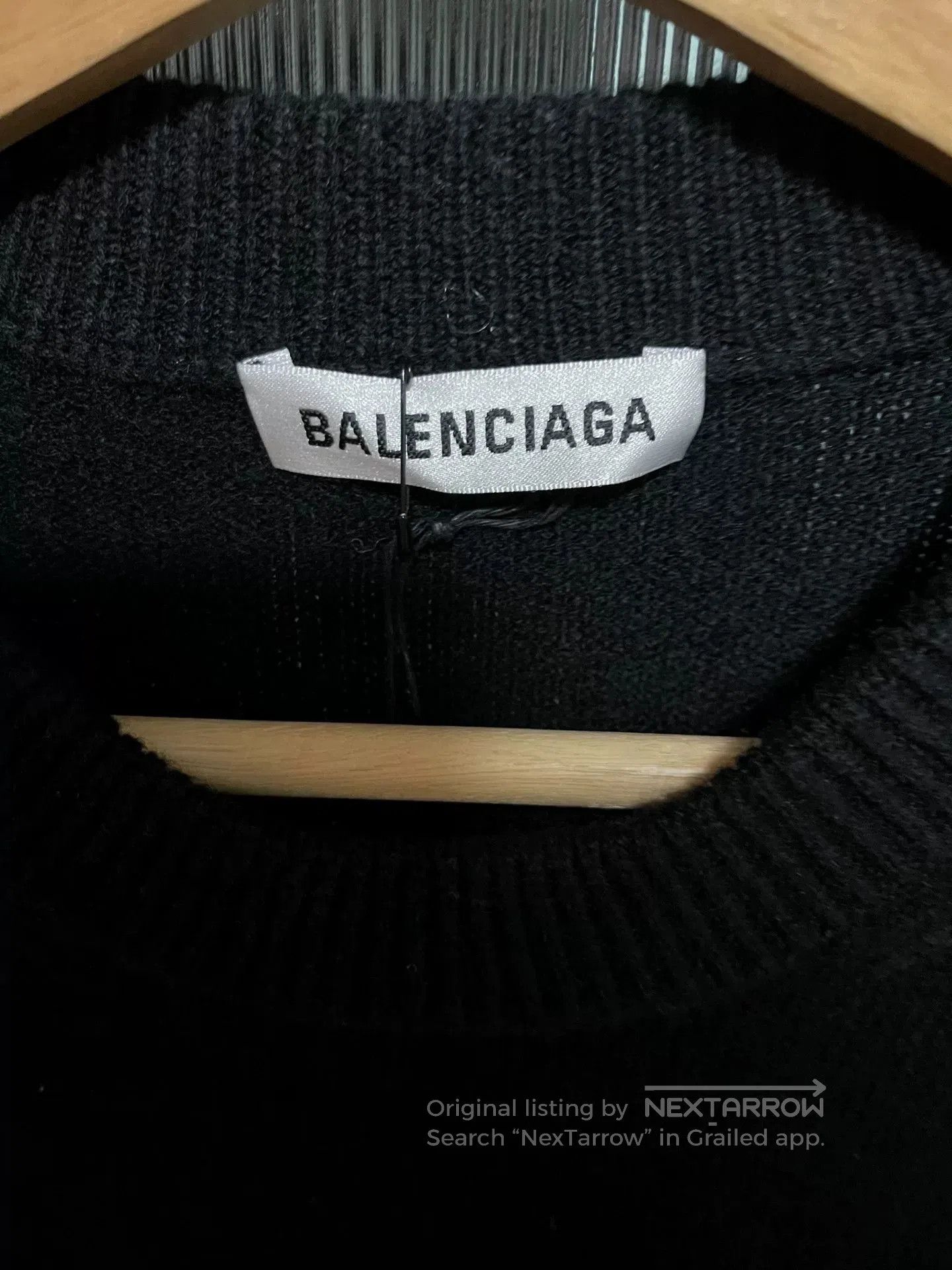 Balenciaga black long sleeve gym wear sweatshirt. Size US L / EU 52-54 / 3 - 4 Thumbnail