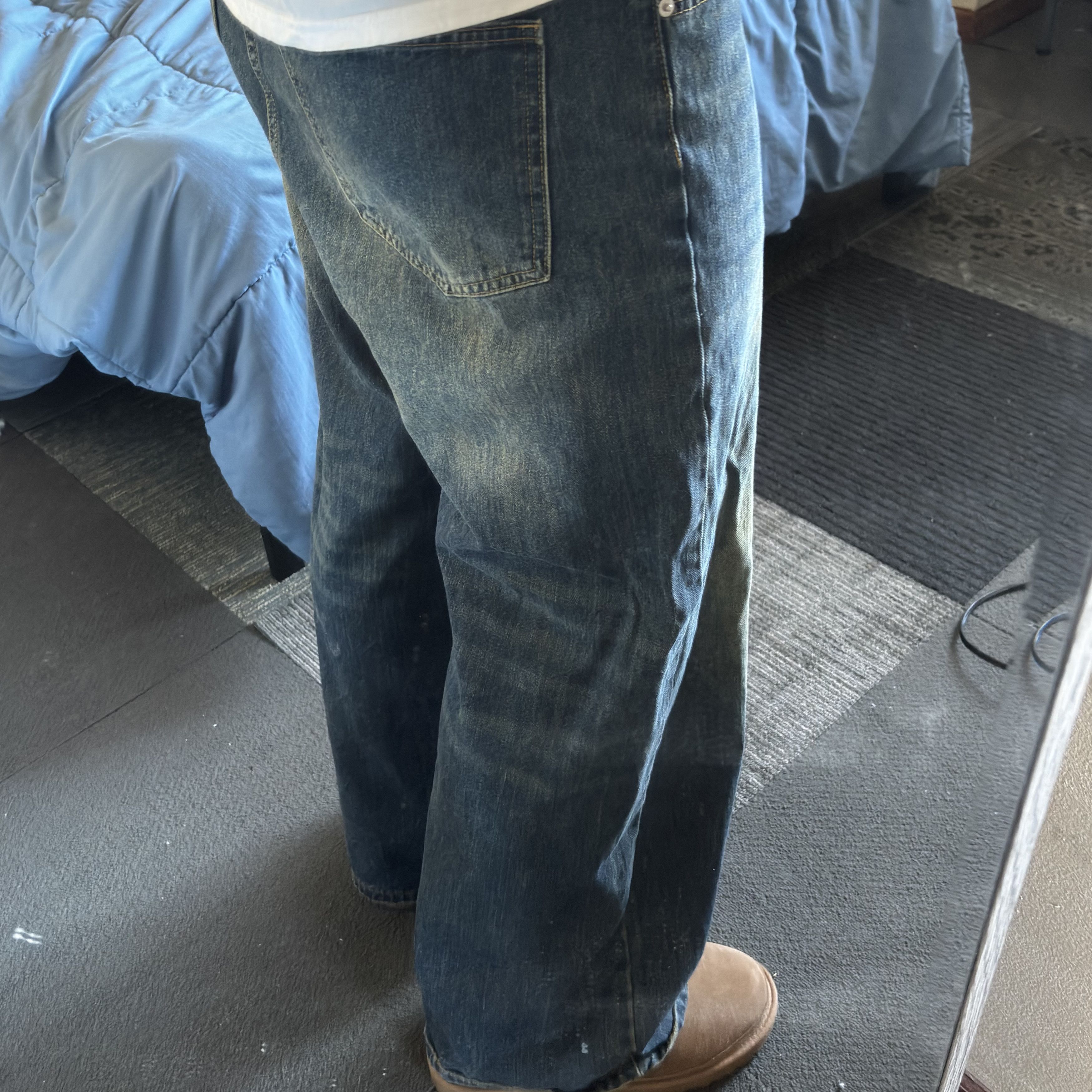 Other Men's Baggy Wide Leg Jeans Size US 32 / EU 48 - 2 Thumbnail