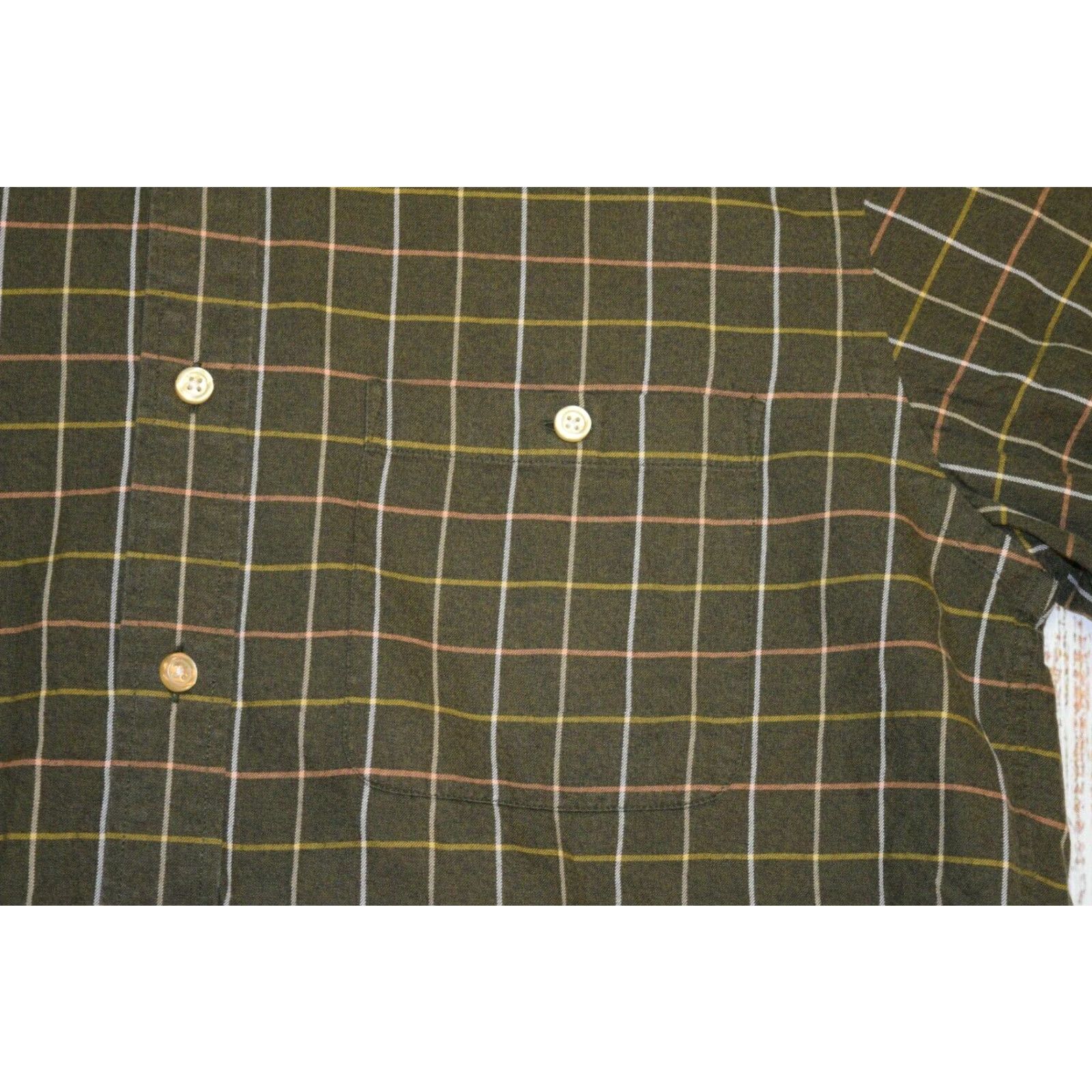 Orvis VINTAGE Orvis Men's Button-Up Cotton Flannel Shirt Sz Large Casual Plaid Checks Outfitter Size US L / EU 52-54 / 3 - 4 Thumbnail