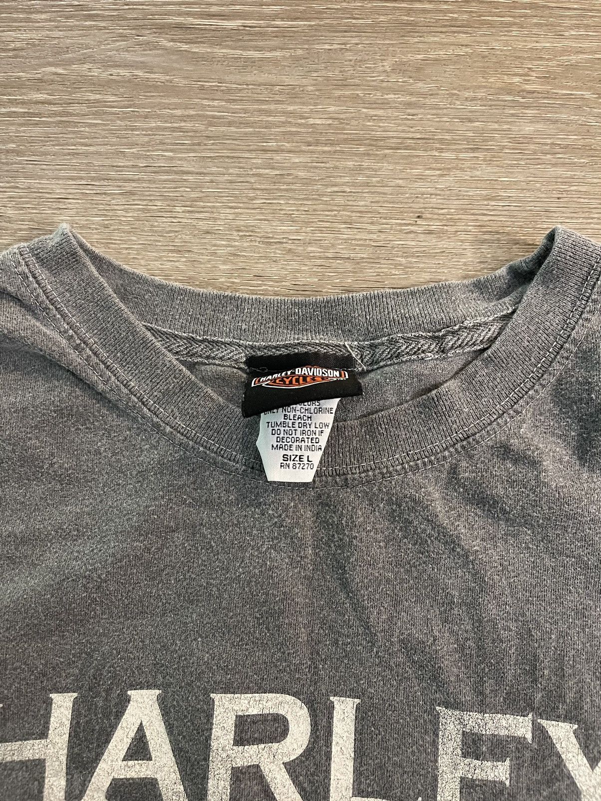 Harley Davidson × Vintage Vintage faded Harley Davidson tee Size US L / EU 52-54 / 3 - 3 Thumbnail