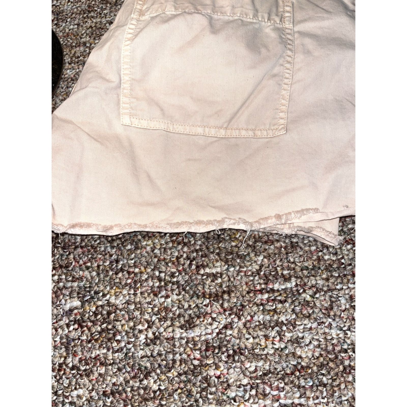 Madewell Madewell Women's Twill Shorts Mid Rise Pink Casual 24 Bohemian Summer Spring Pockets Size 42" / US 20 - 6 Thumbnail