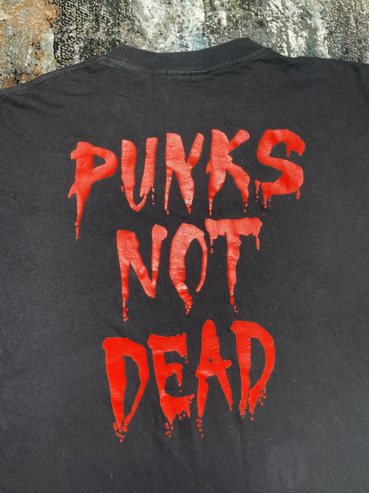 Vintage The Exploited official vintage t-shirt FuckThe System, 2000s Size US L / EU 52-54 / 3 - 7 Thumbnail
