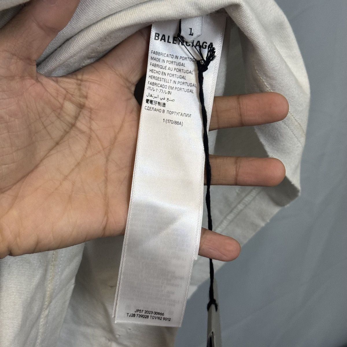 Balenciaga Balenciaga Manchester United mud dyed short sleeves-DMC99 Size US S / EU 44-46 / 1 - 4 Thumbnail