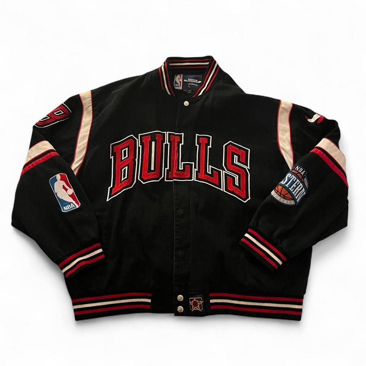 NBA VINTAGE 90s CHICAGO BULLS NBA VARSITY BOMBER JACKET Size US XXL / EU 58 / 5 - 1 Thumbnail