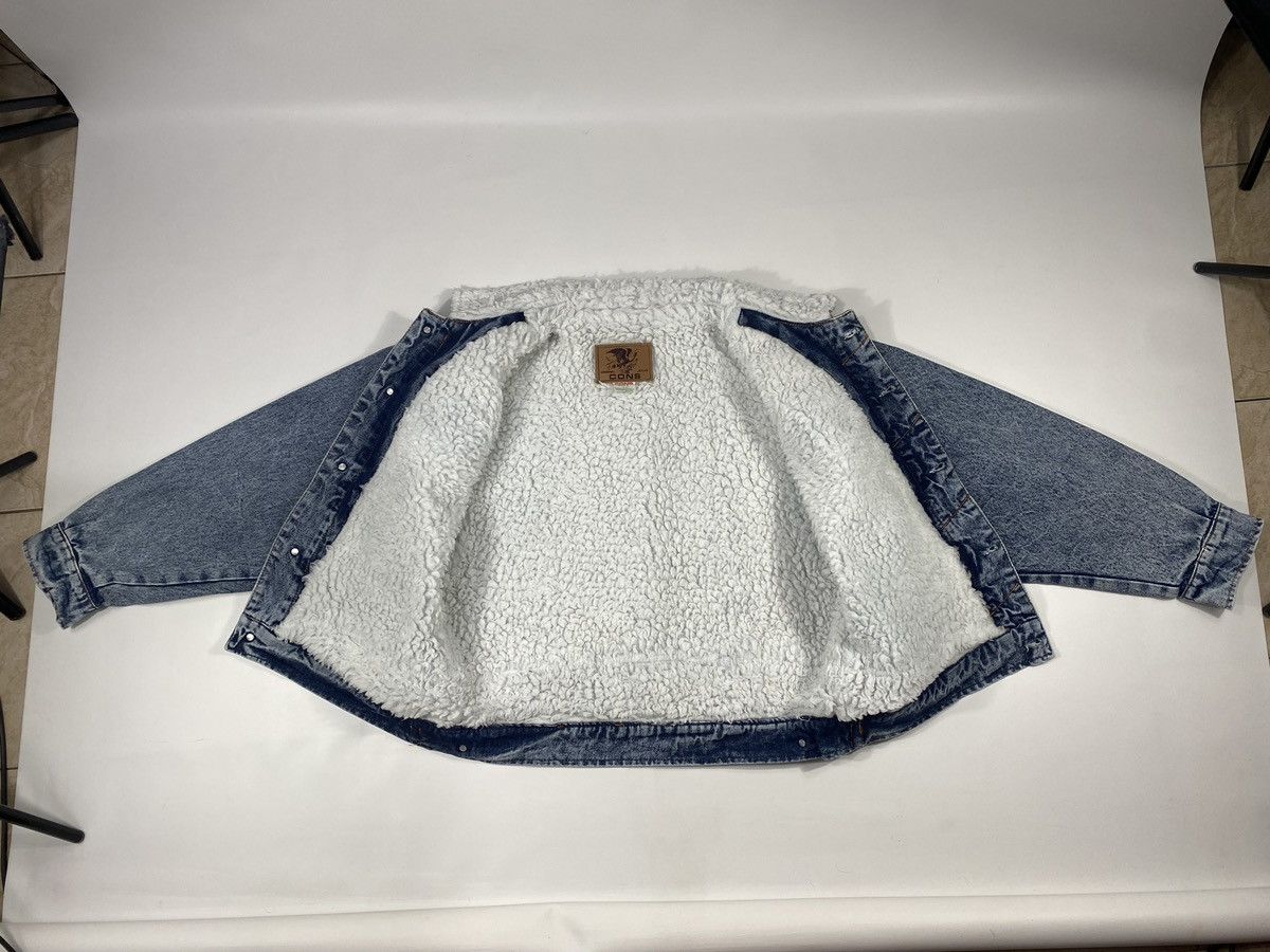 Vintage 🔥LASTDROP🔥 Vintage 90s Baggy Oversized Sherpa Denim Jacket Size US L / EU 52-54 / 3 - 17 Thumbnail
