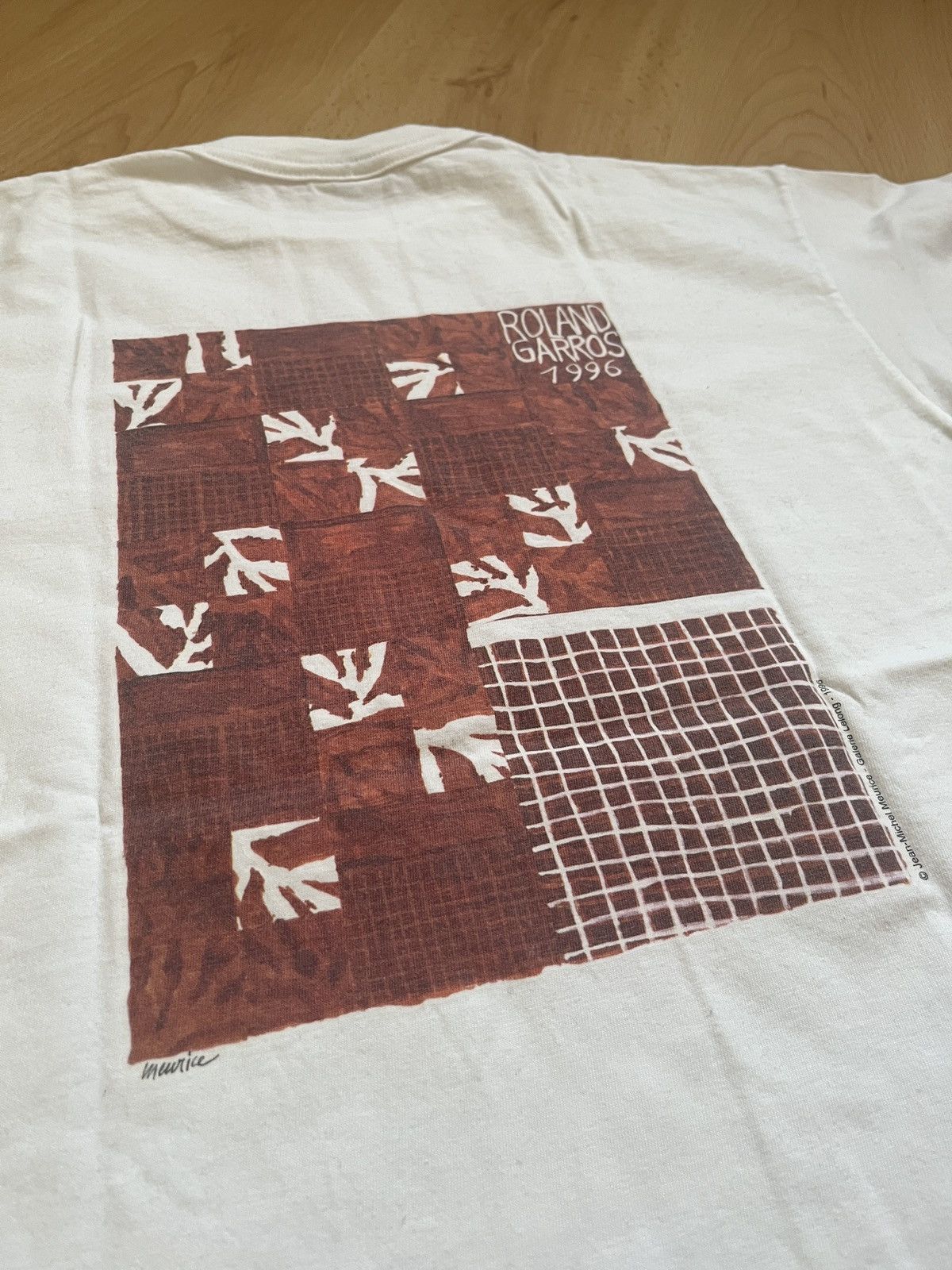 Other Roland Garros 1996 art vintage tee Size US L / EU 52-54 / 3 - 4 Thumbnail