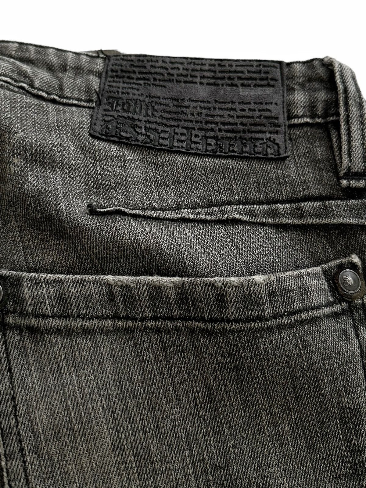 John Galliano Sz44 2008 Runway Pistol Gun Illusion Denim Size US 28 / EU 44 - 9 Thumbnail