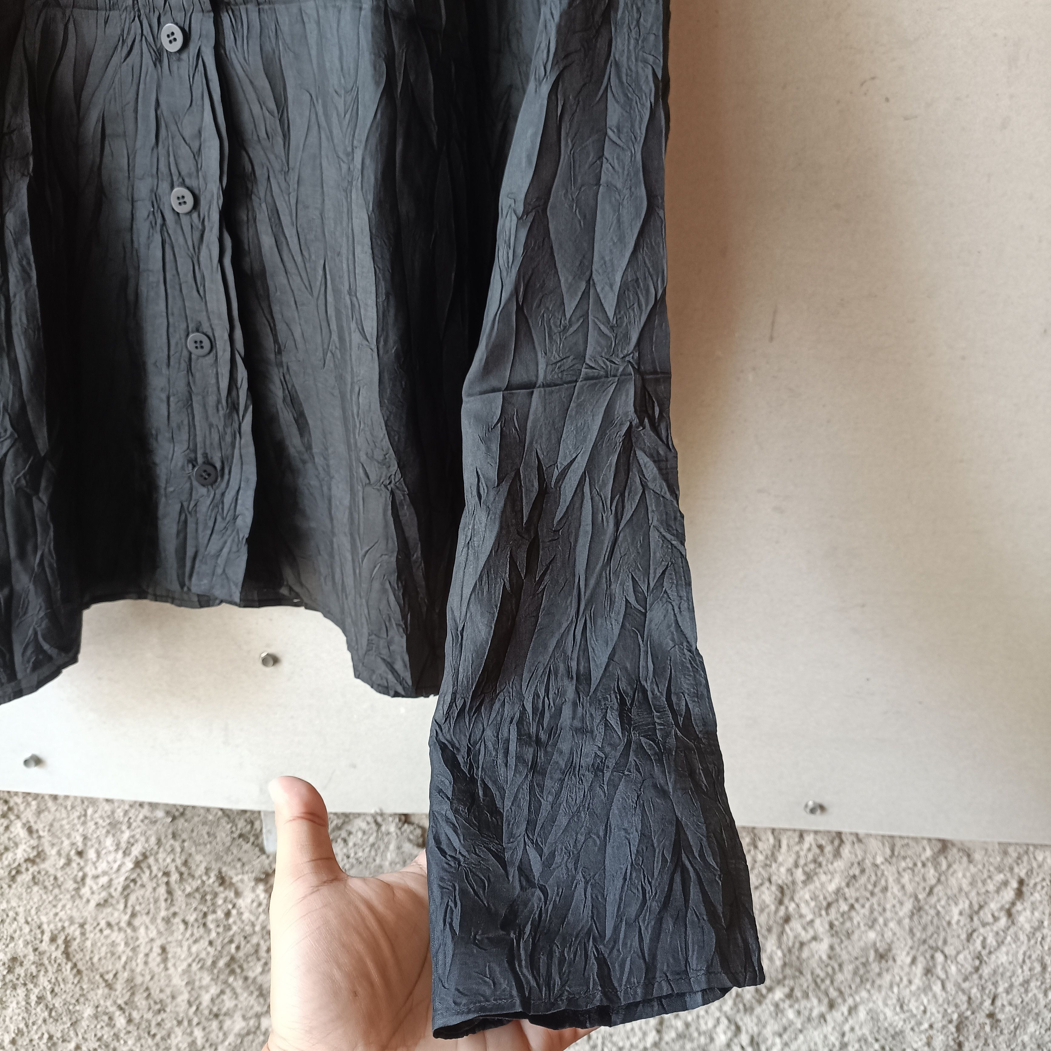 Issey Miyake ISSEY MIYAKE PLEATS PLEASE Textured COPPER CUT AND SEW LS Size M / US 6-8 / IT 42-44 - 6 Thumbnail