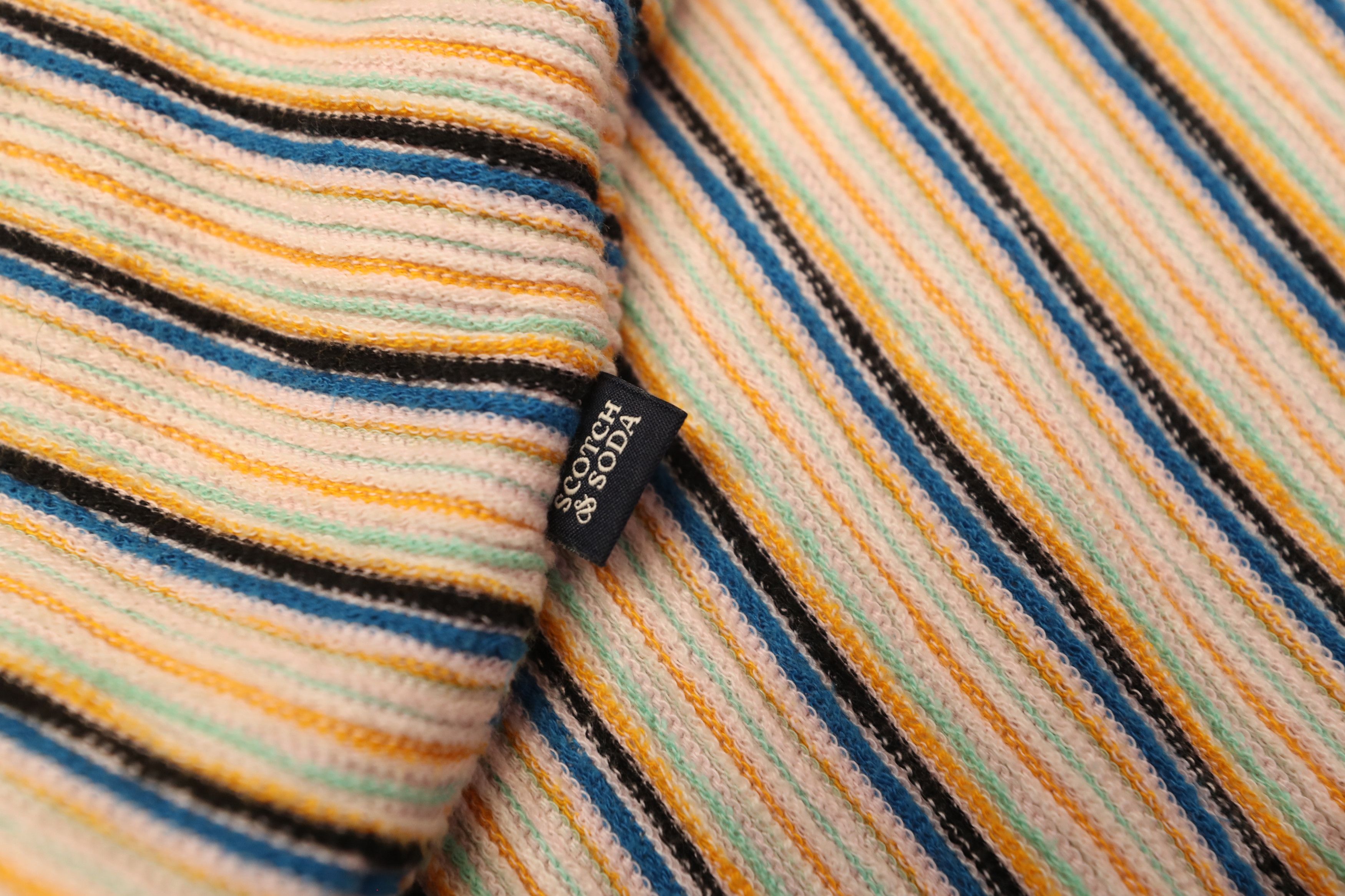 Scotch & Soda Scotch & Soda Structured Striped Pocket Tee (L) Size US L / EU 52-54 / 3 - 12 Thumbnail