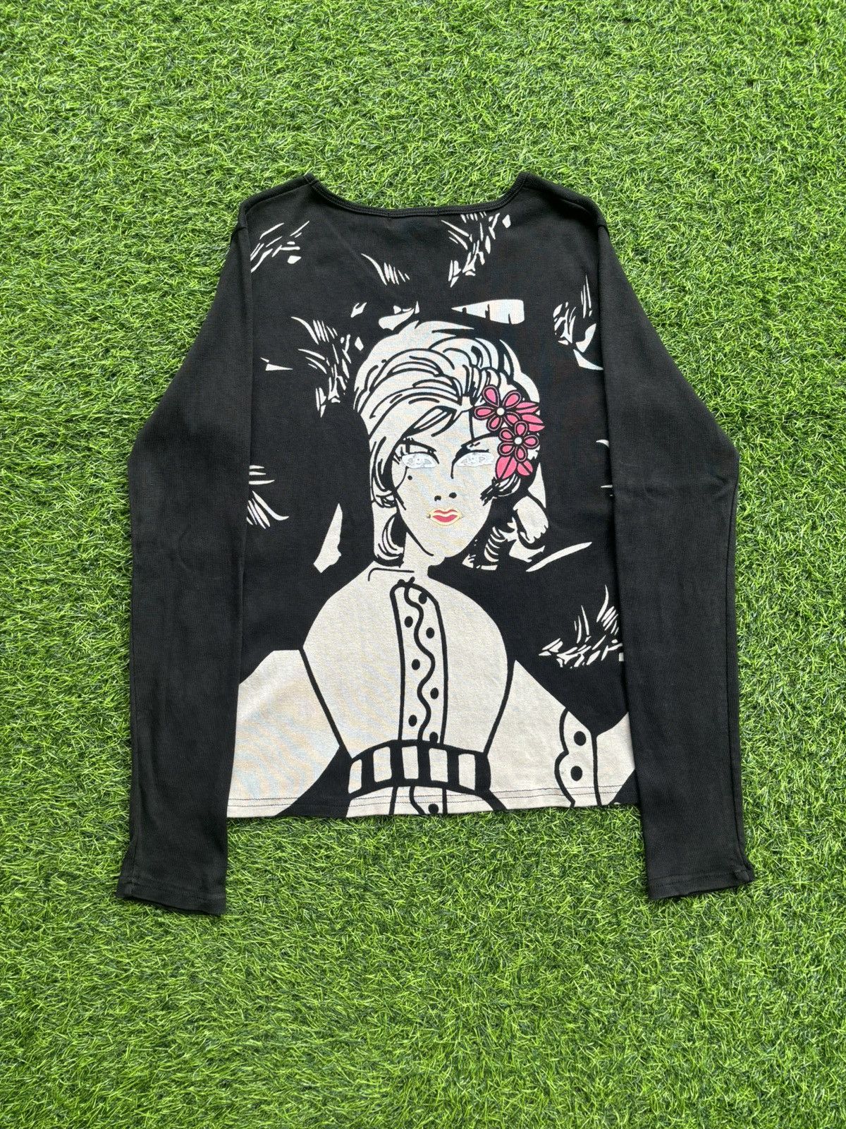 Hysteric Glamour Y2k Oustooc Barcelona Women's Longsleeve Size M / US 6-8 / IT 42-44 - 5 Thumbnail