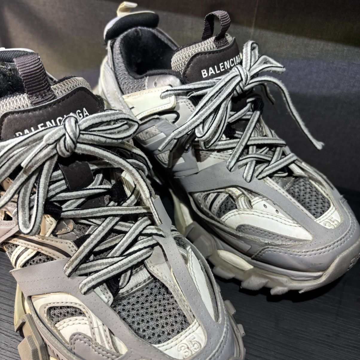 Balenciaga Women’s Balenciaga Track gray sneaker Size:35 (ArtNo.542436) Size US 5 / IT 35 - 12 Thumbnail