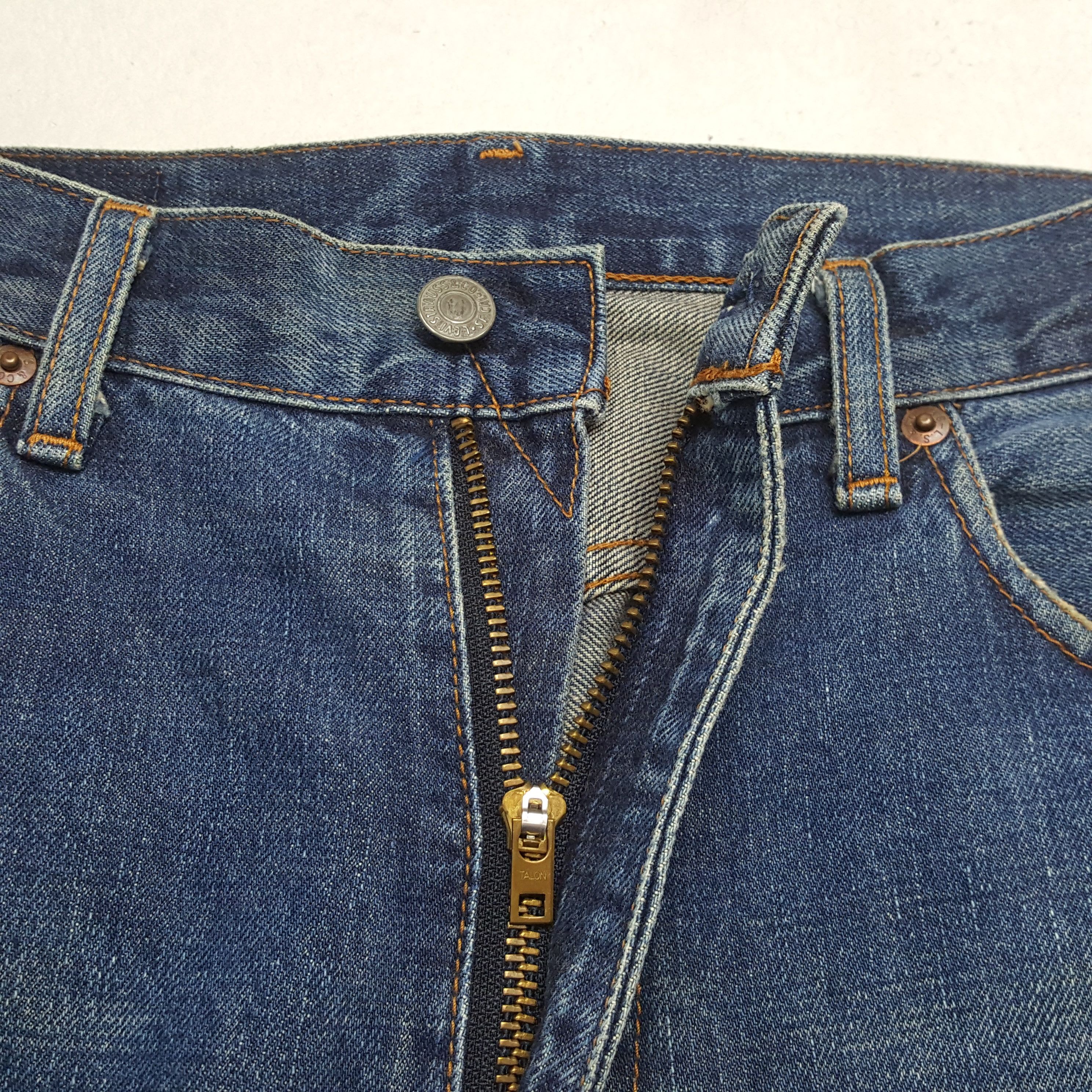 Levi's Levis 502 Big E Selvedge Streetwear Style Jeans RR13 Size US 29 - 13 Thumbnail