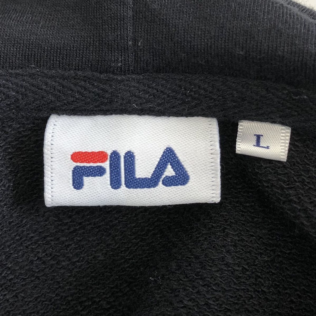 Fila Fila Logo Black All-over Printed Hoodie Sweatshirts Size US M / EU 48-50 / 2 - 9 Thumbnail