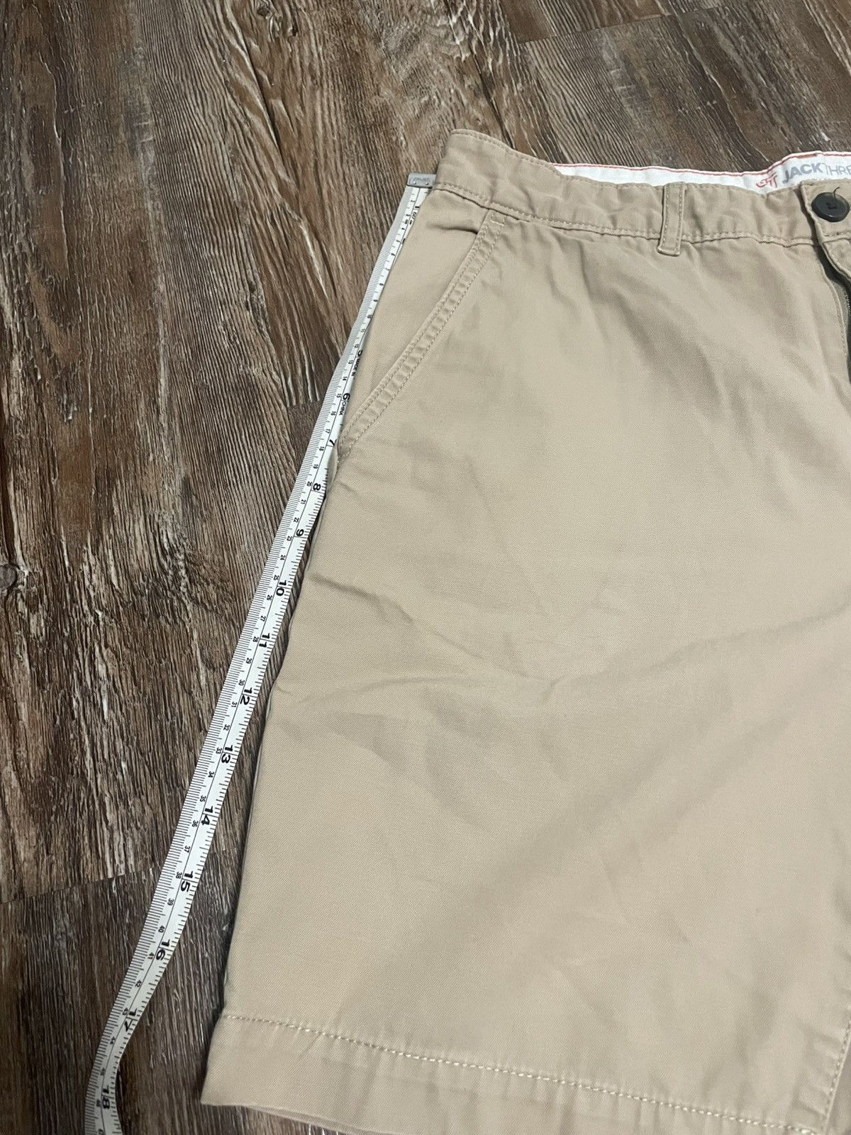 JackThreads JACK THREADS Walk Walking Chino Shorts 4-Pocket Waist tan Size US 30 / EU 46 - 3 Thumbnail