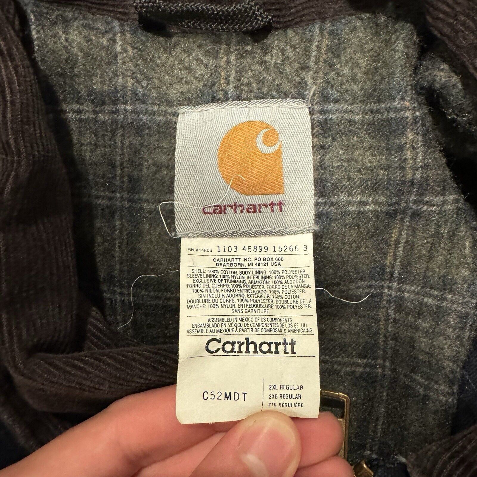 Carhartt Vintage Carhartt Blanket Lined Ranch Chore Jacket XXL Coat Size US XXL / EU 58 / 5 - 5 Thumbnail