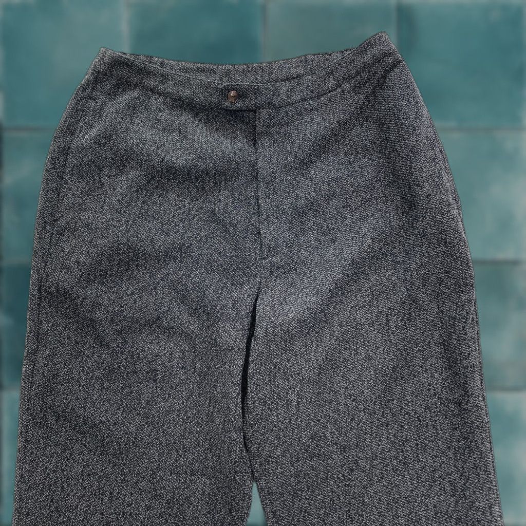 Vintage Chico's Design Dress Pants Gray Stretch Mid Rise Sz 1 US 8 NWT Women's Casual Straight Front Pockets Size 30" / US 8 / IT 44 - 1 Thumbnail