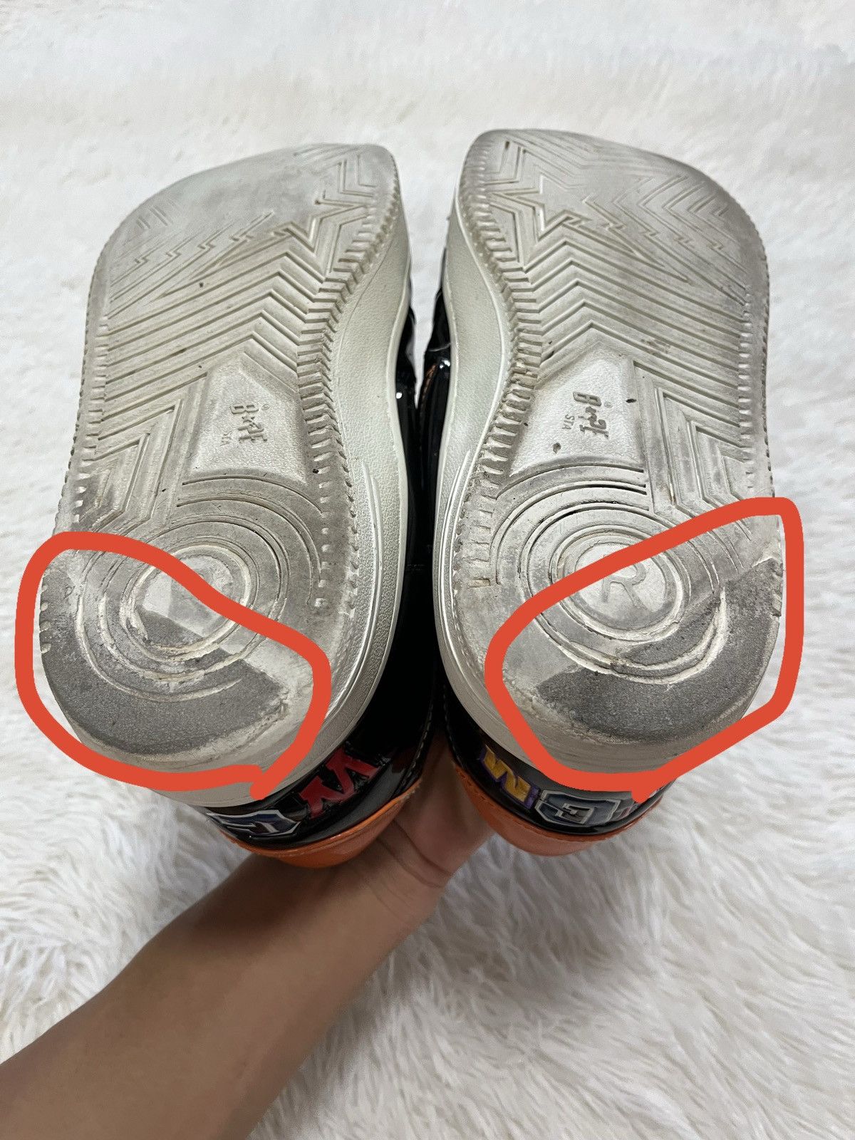 Bape Bape sta shark black orange Size US 10 / EU 43 - 10 Thumbnail