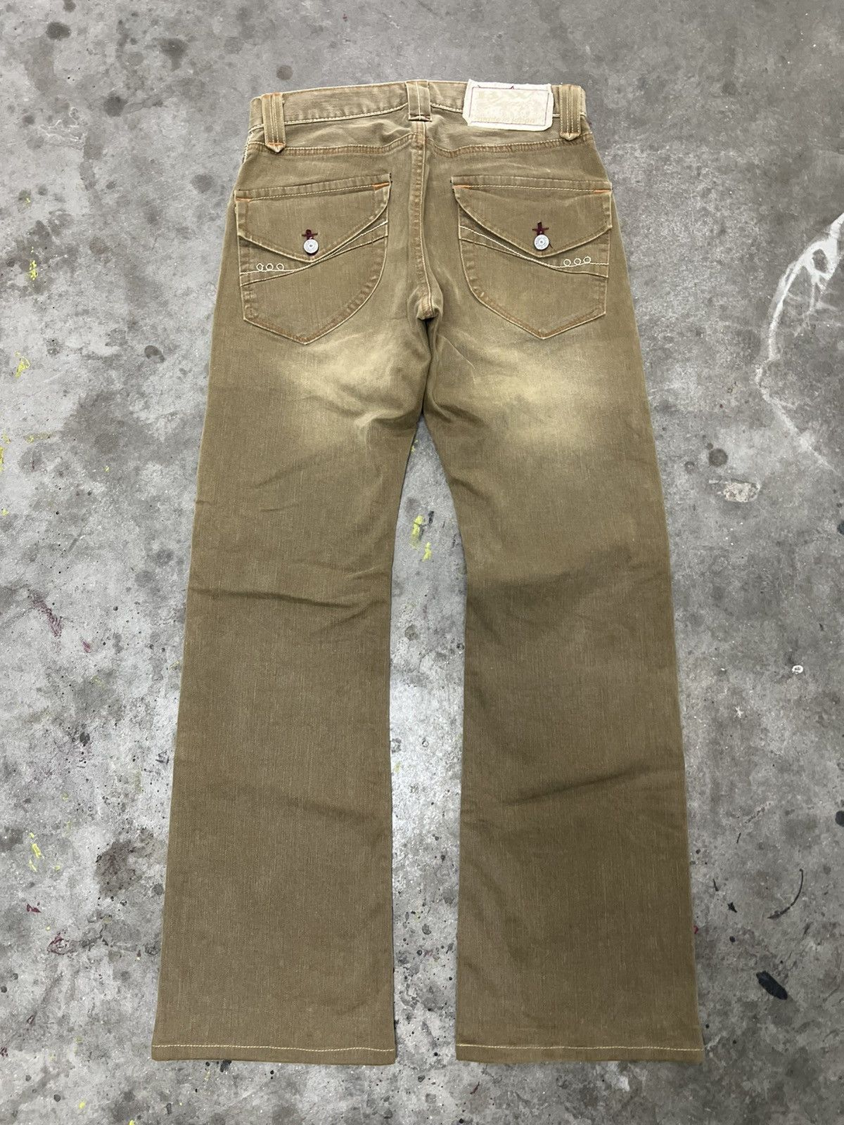 If Six Was Nine × Japanese Brand FLARED🔥BLUE WAY FADED DENIM JEAN MADE IN JAPAN Size US 29 - 10 Thumbnail