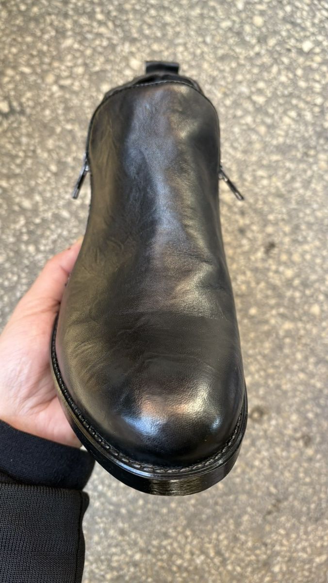 Other Handmade Italian Leather Ankle Boot 41 Minimalist Design Size US 8 / EU 41 - 4 Thumbnail