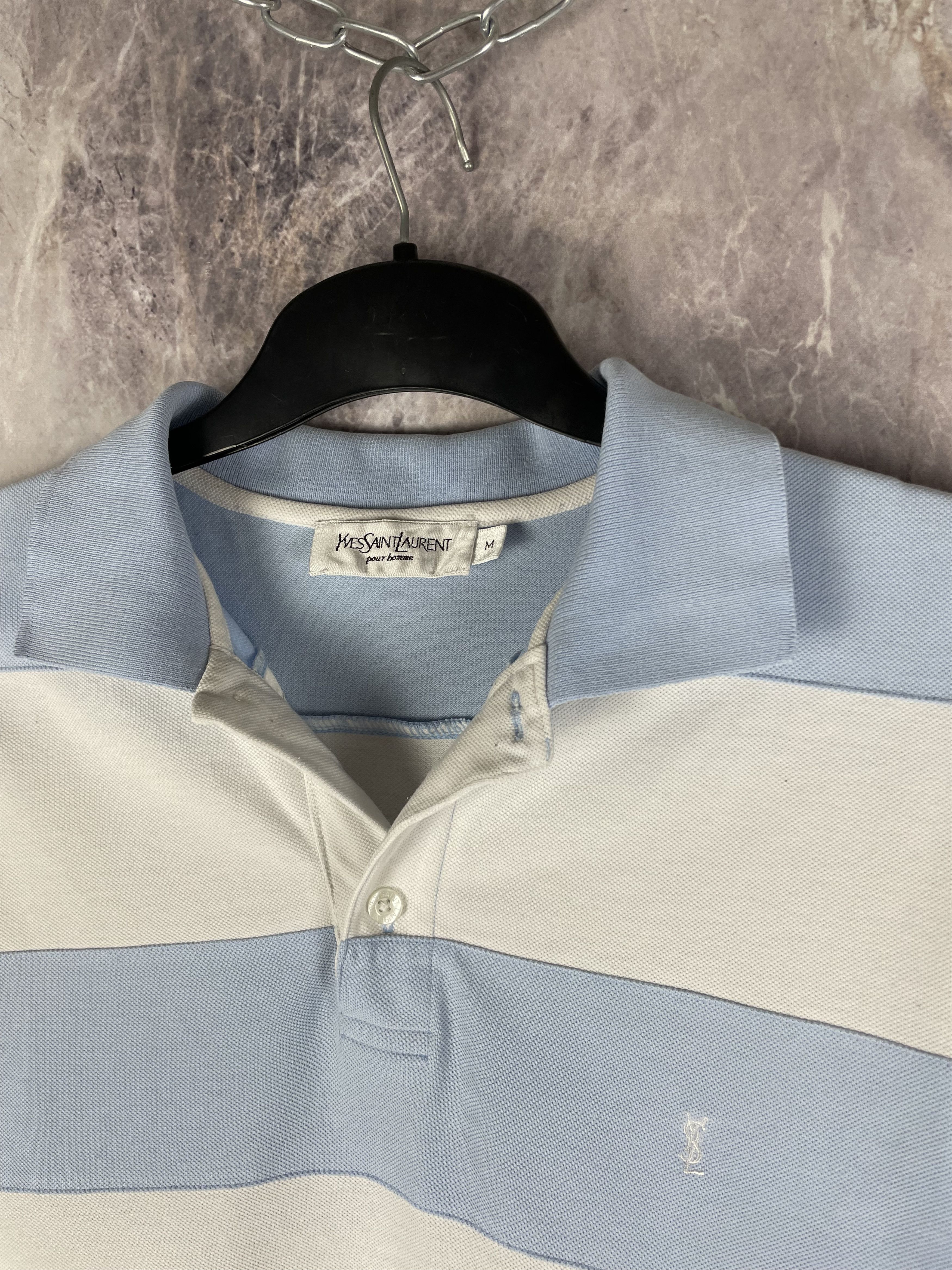 Yves Saint Laurent Yves Saint Laurent vintage polo shirt ysl Size US M / EU 48-50 / 2 - 4 Thumbnail