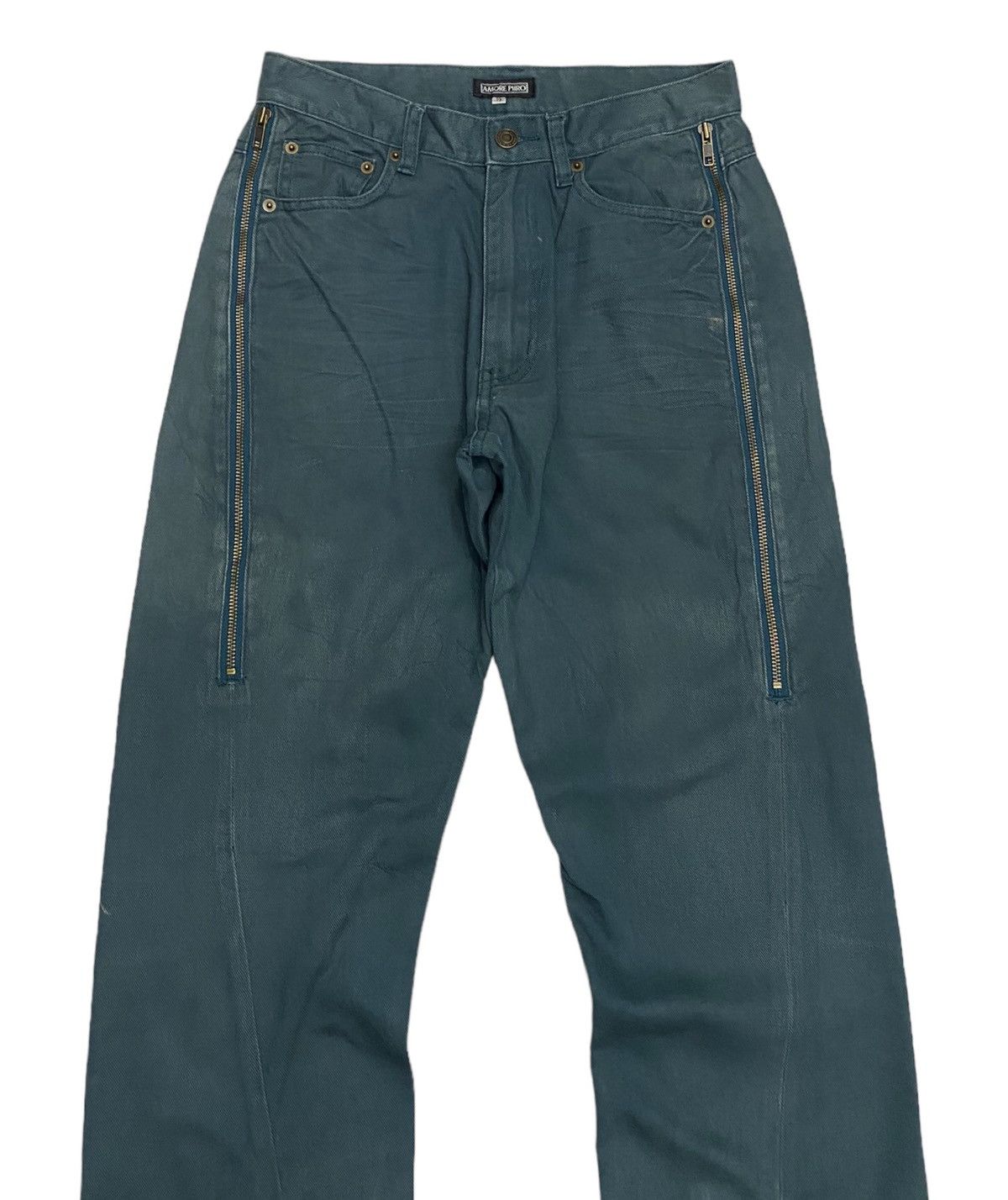 Undercover 🔥FLARE PANTS ZIPPER PUNK STYLE AMORE PURE FLARE PANTS Size US 28 / EU 44 - 4 Thumbnail