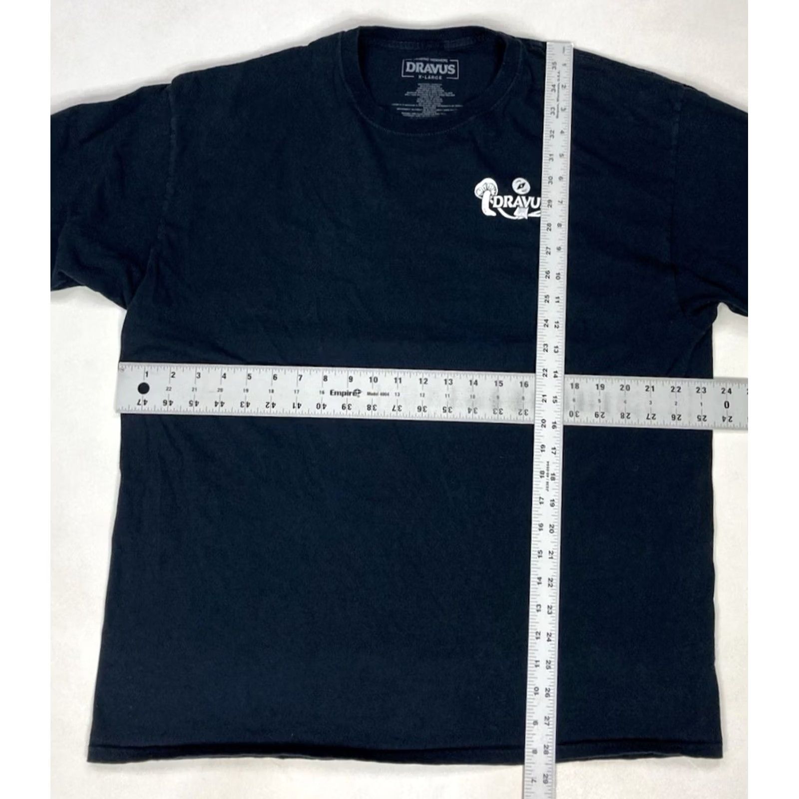Vintage Dravus Graphic T-shirt Men XL Black Short Sleeve Crew Neck Size US XL / EU 56 / 4 - 4 Thumbnail